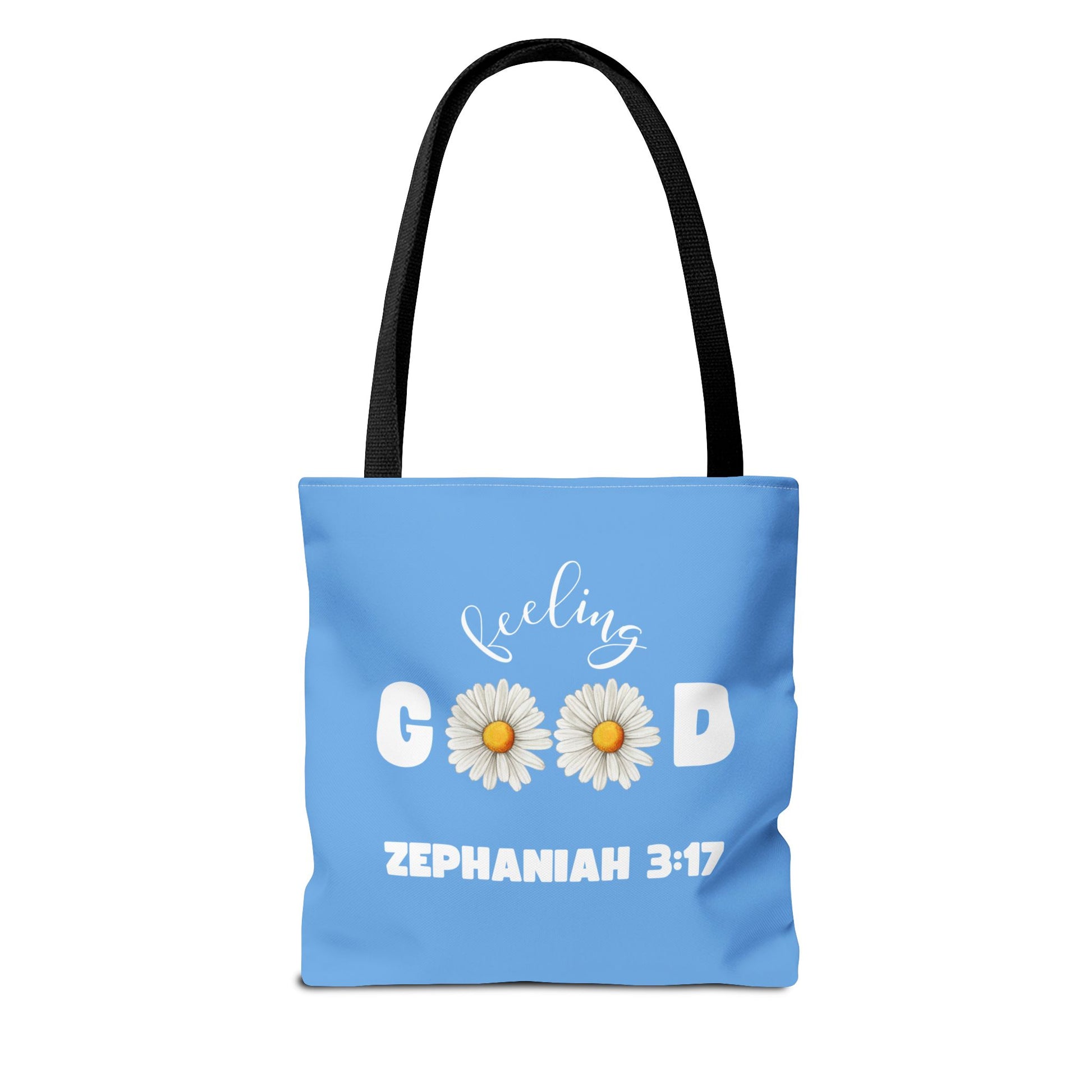 Inspirational Tote Bag - Feeling Good, Floral Design, Scripture Quote, Motivational Gift, Everyday Use, Church Events