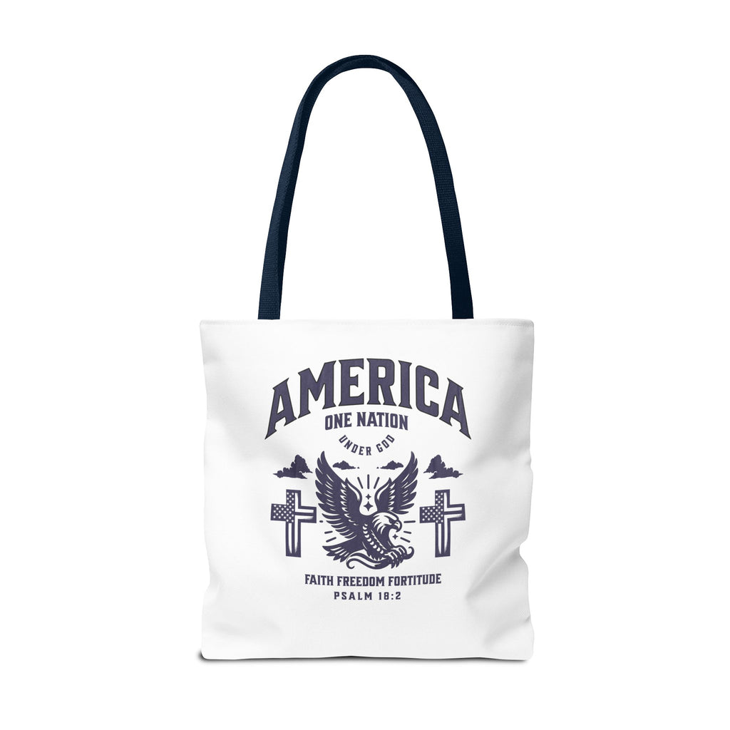 ⭐ America Faith Tote Bag – Bold Patriotic & Faith Statement