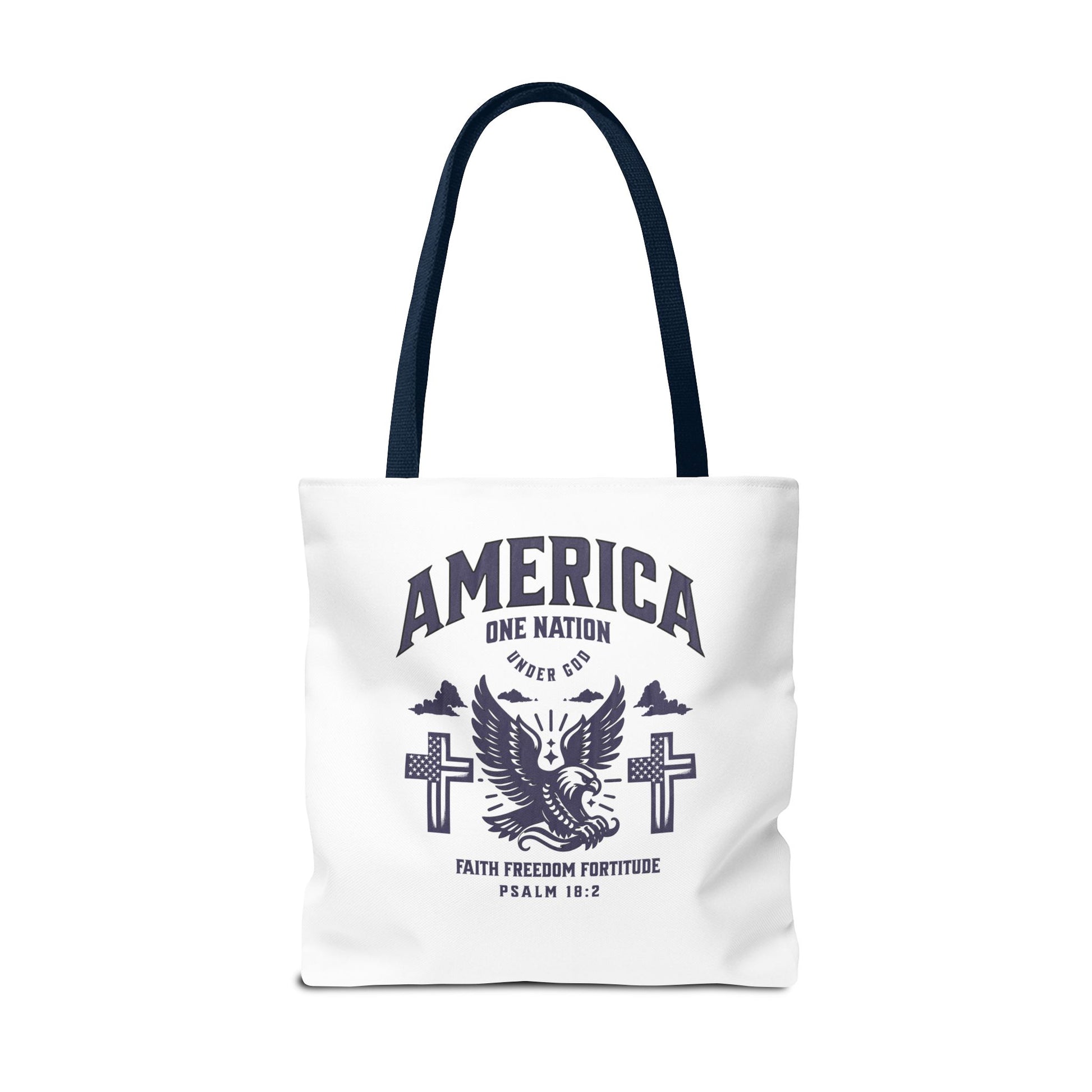 ⭐ America Faith Tote Bag – Bold Patriotic & Faith Statement