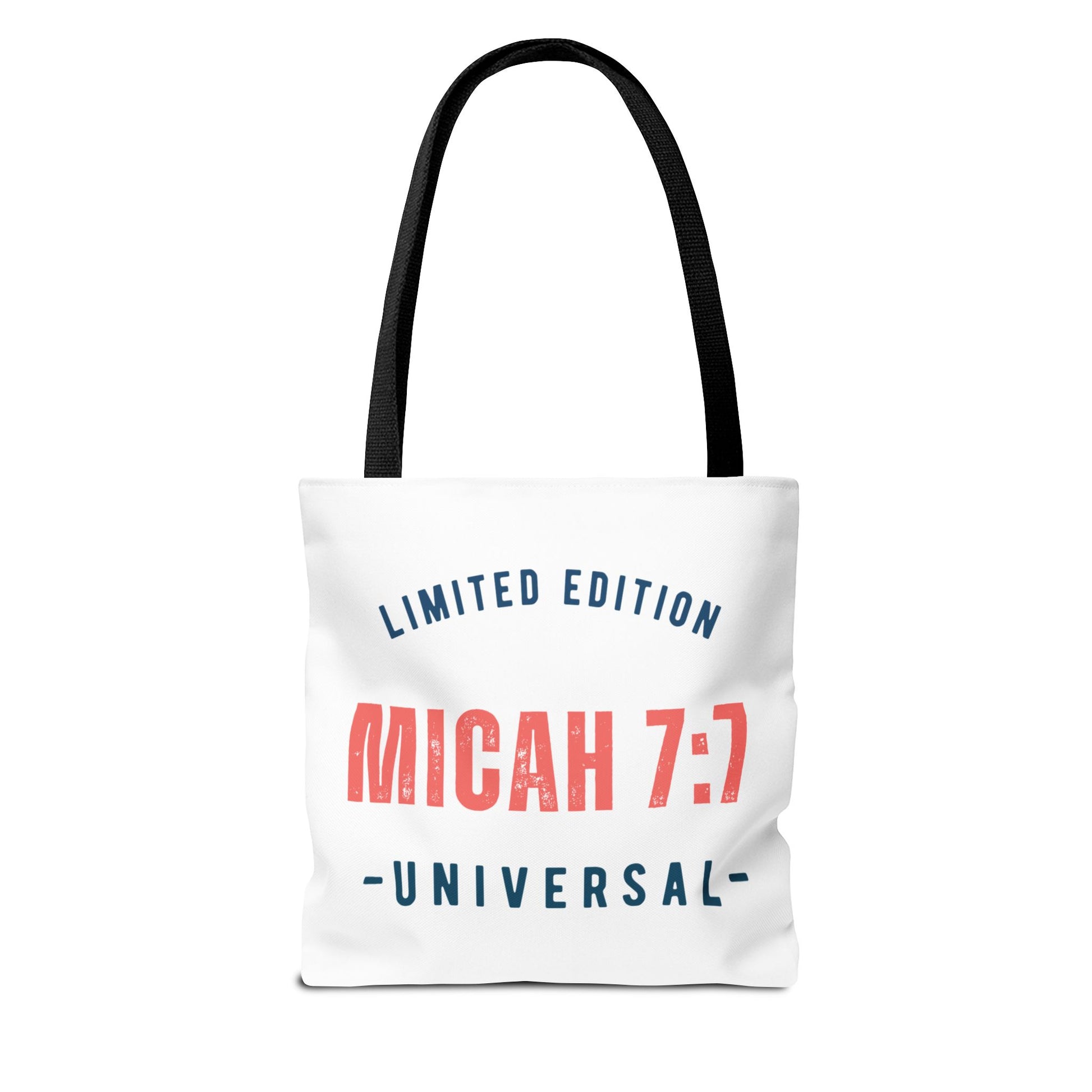 Limited Edition Inspirational Tote Bag - Micah 7:1, Motivational Carryall, Christian Gift, Everyday Tote, Reusable Shopping Bag