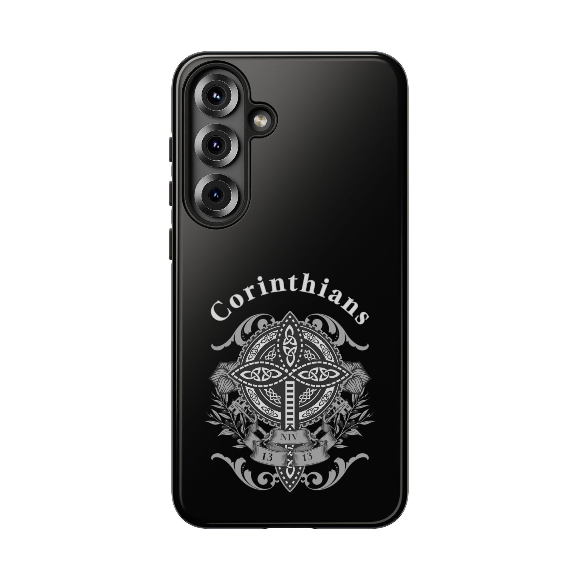 Corinthians Tough Case: Durable Phone Protection, Christian Gift, Unique Design, Trendy Accessory, Faith-Based Style