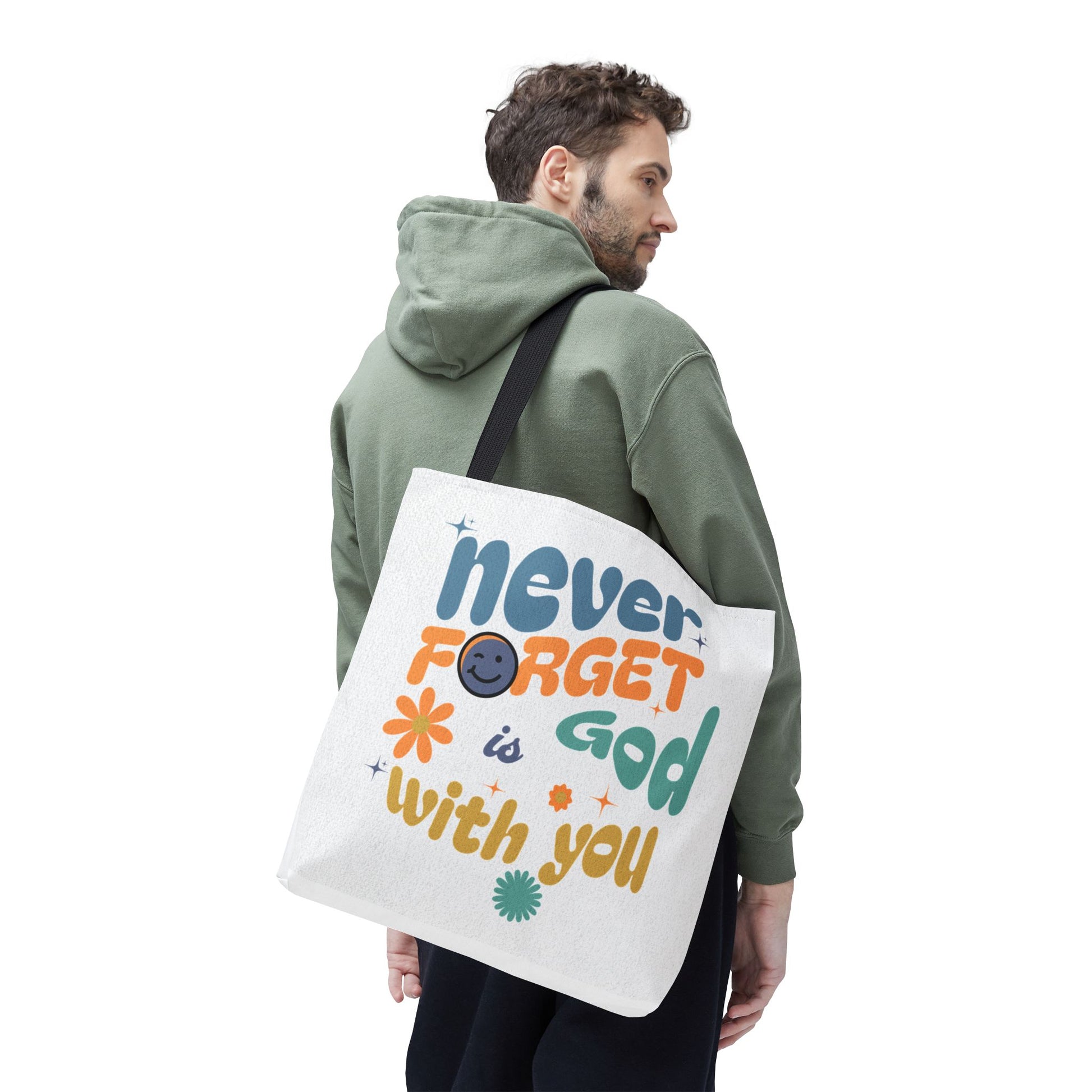 ⭐ Never Forget Tote Bag – Deuteronomy 31:6