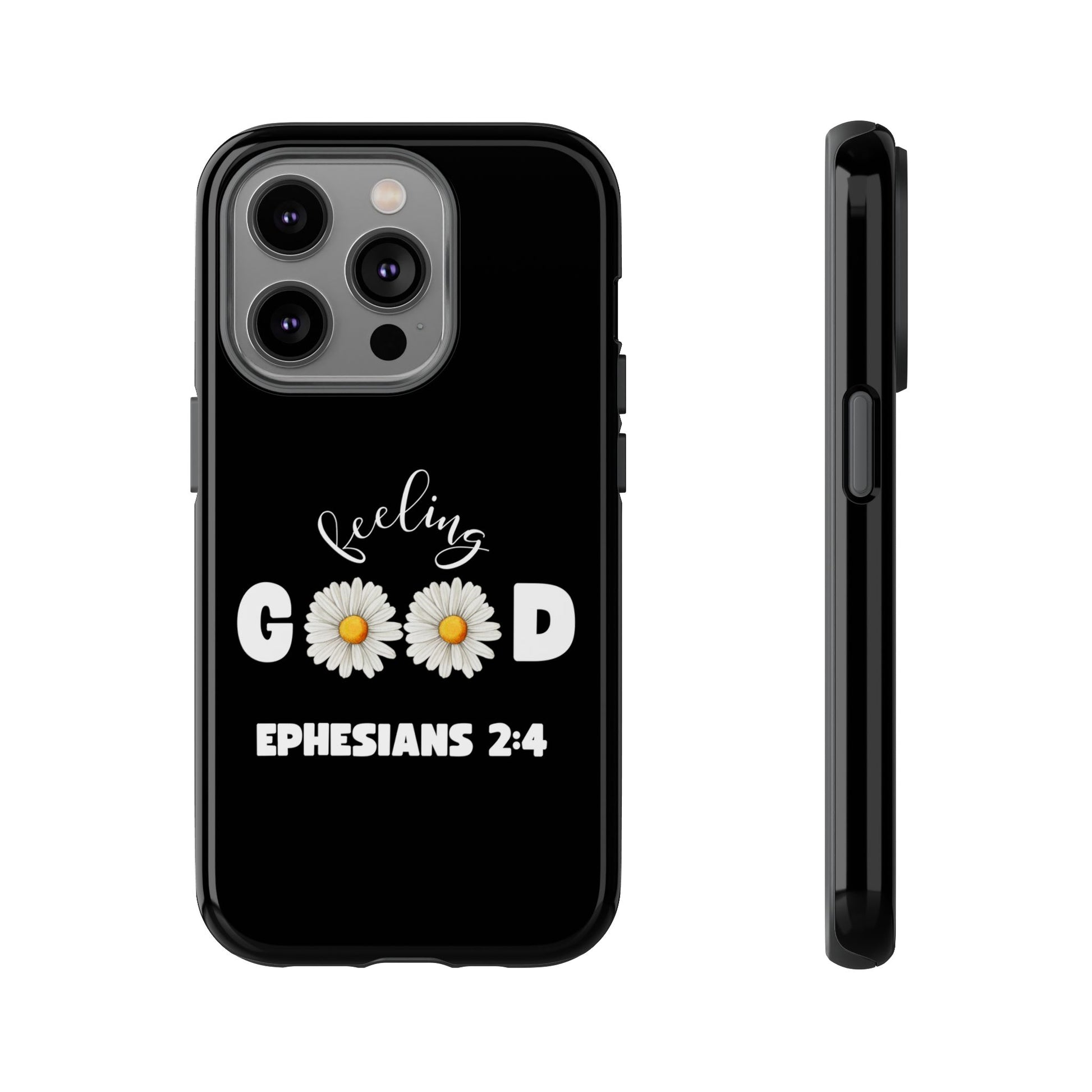 Ephesians 2:4 Floral Phone Case, Inspirational iPhone Cover, Tough Cases for Positivity, Motivational Gift for Friends, Spring Accessories