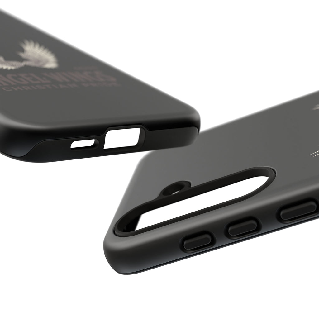 Angel Wings Phone Case - Tough Cases for Christian Pride, Unique Gift, Stylish Protection, Everyday Use, Angelic Design