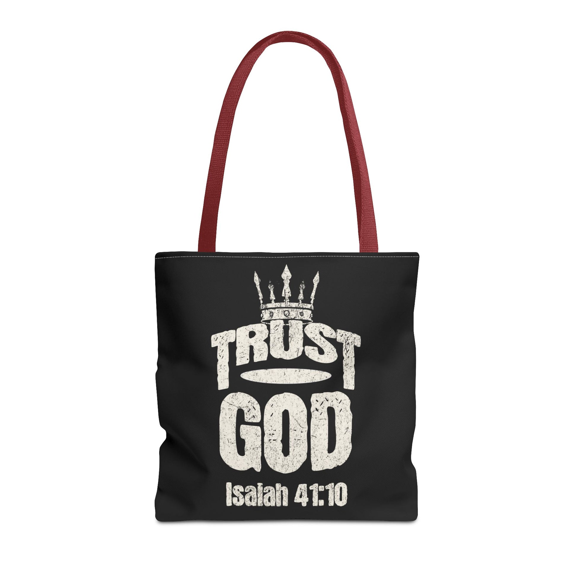 ✝️ Trust God – Isaiah 41:10 Christian Tote Bag