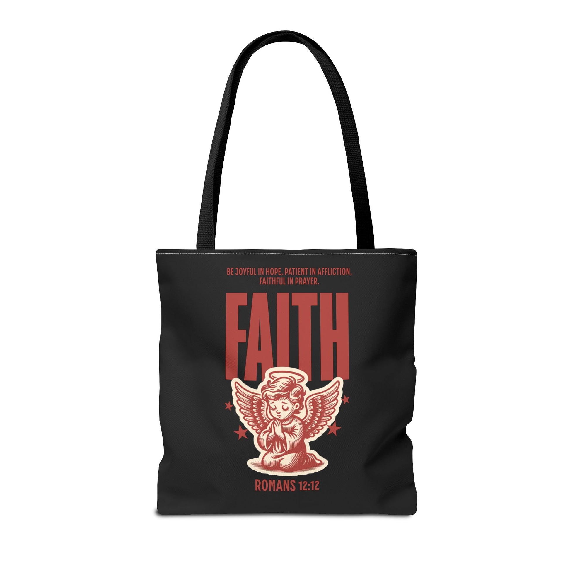 Faith-Inspired Tote Bag, Religious Shopping Bag, Gift for Believers, Motivational Daily Bag, Christian Faith Tote