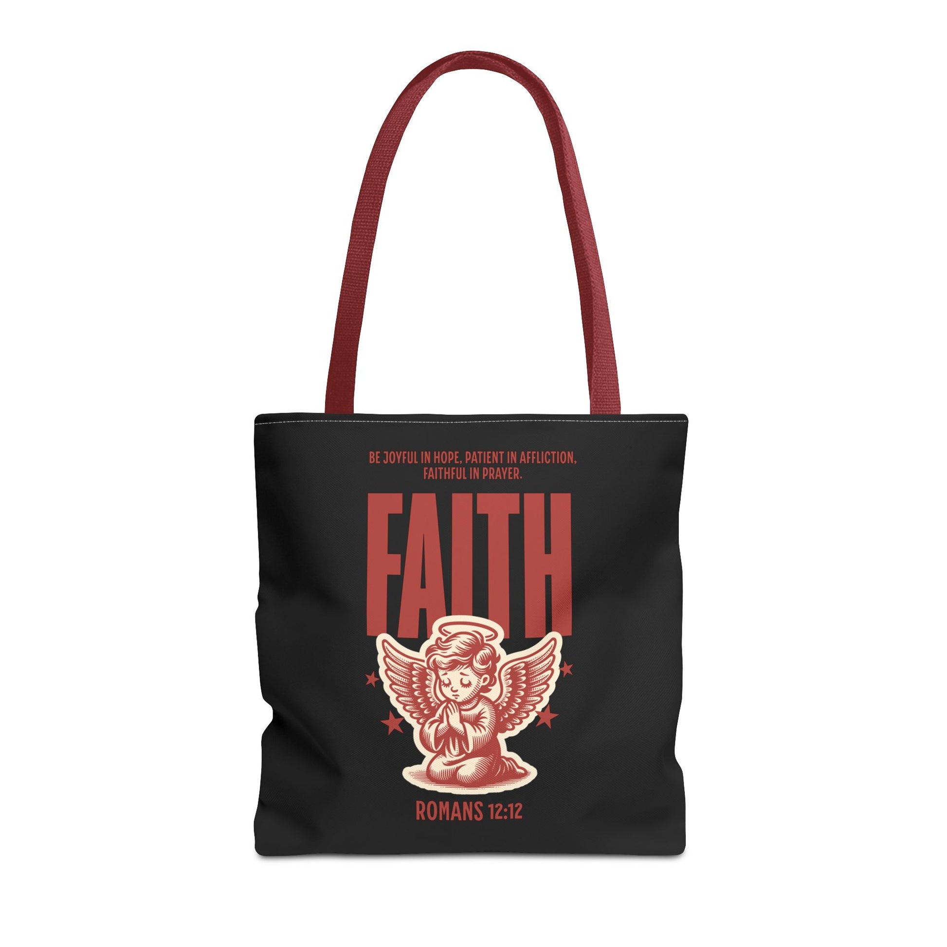 Faith-Inspired Tote Bag, Religious Shopping Bag, Gift for Believers, Motivational Daily Bag, Christian Faith Tote