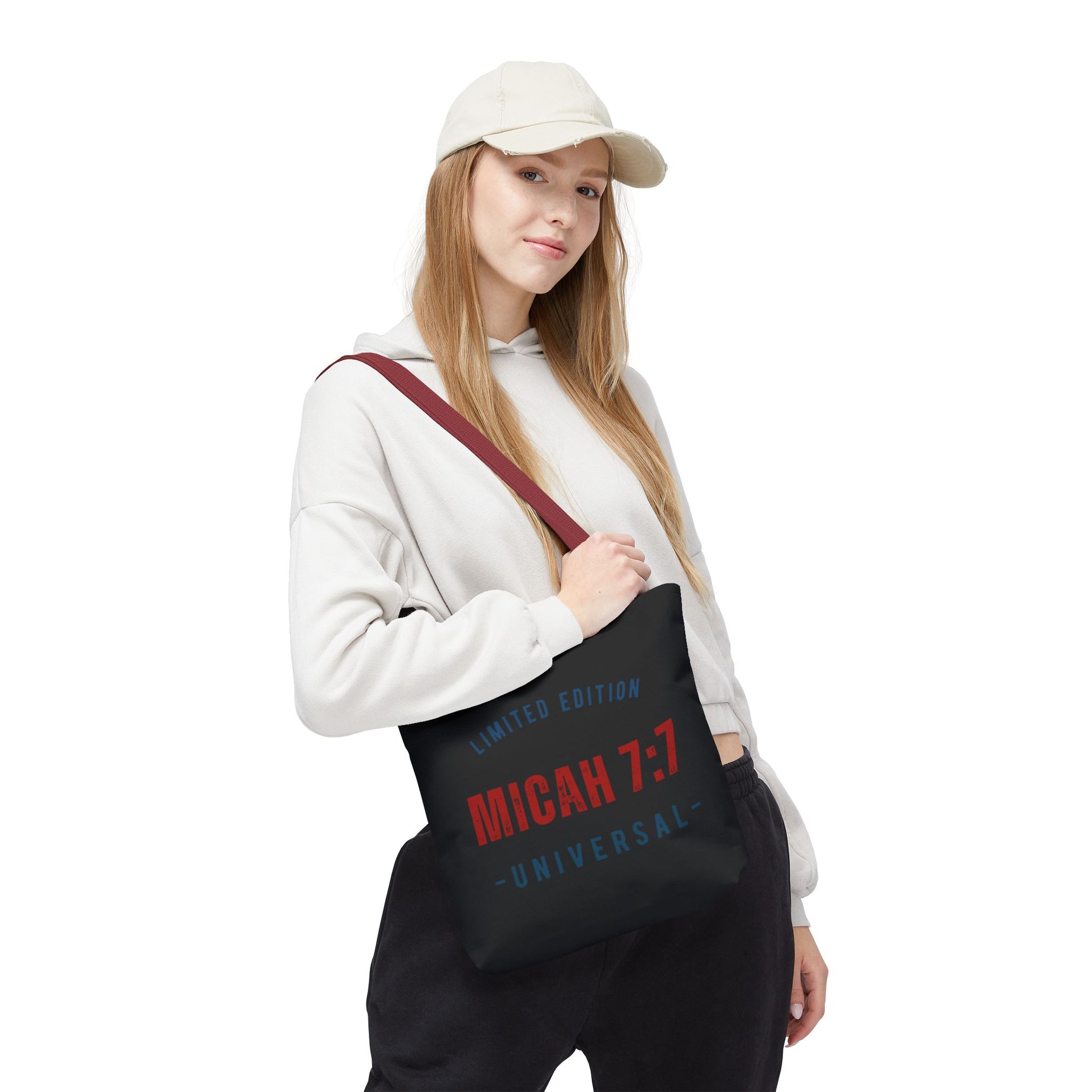Limited Edition Micah 7:1 Tote Bag - Universal Design for Everyday Use, Gift, Eco-Friendly, Daily Essentials, Faith-Inspired