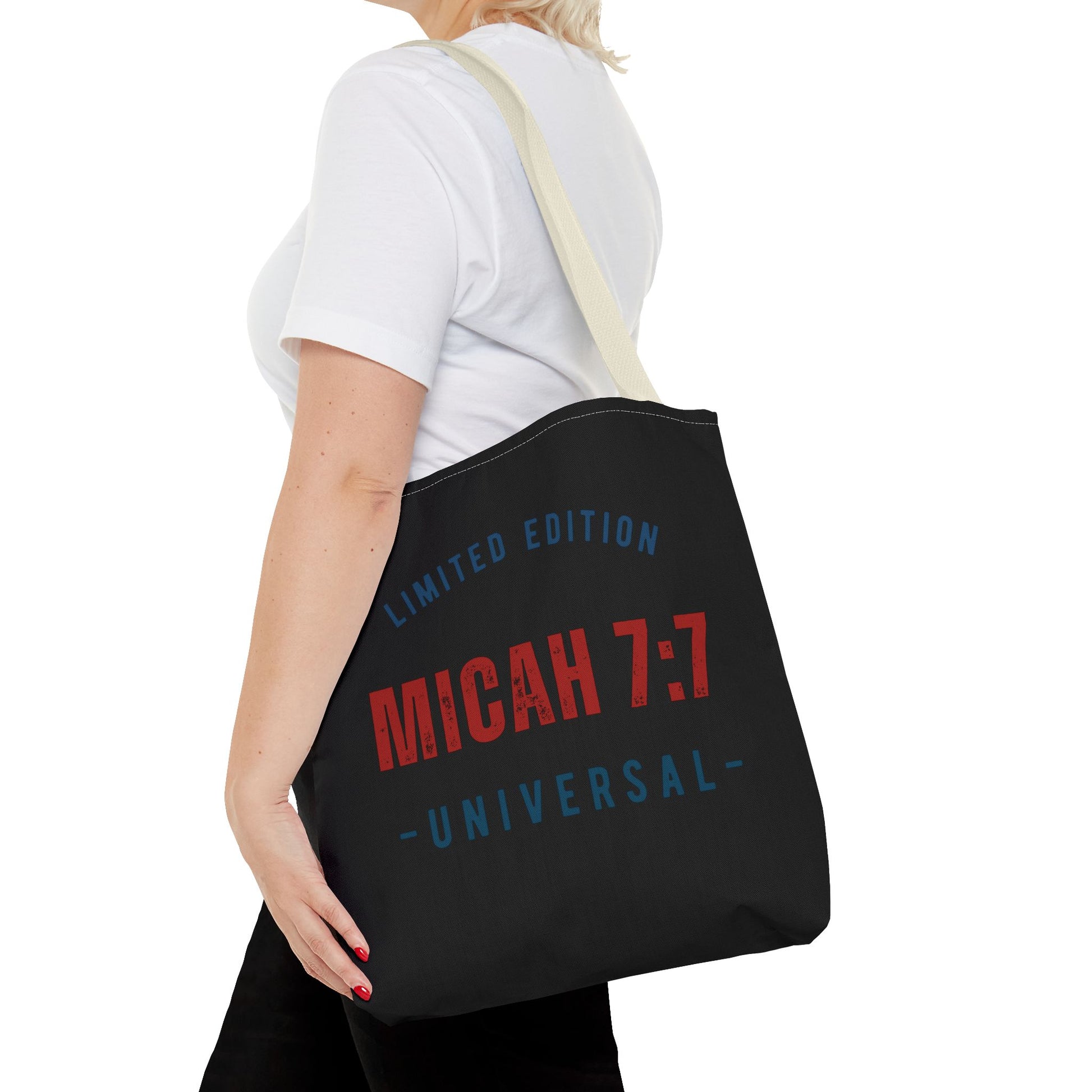 Limited Edition Micah 7:1 Tote Bag - Universal Design for Everyday Use, Gift, Eco-Friendly, Daily Essentials, Faith-Inspired