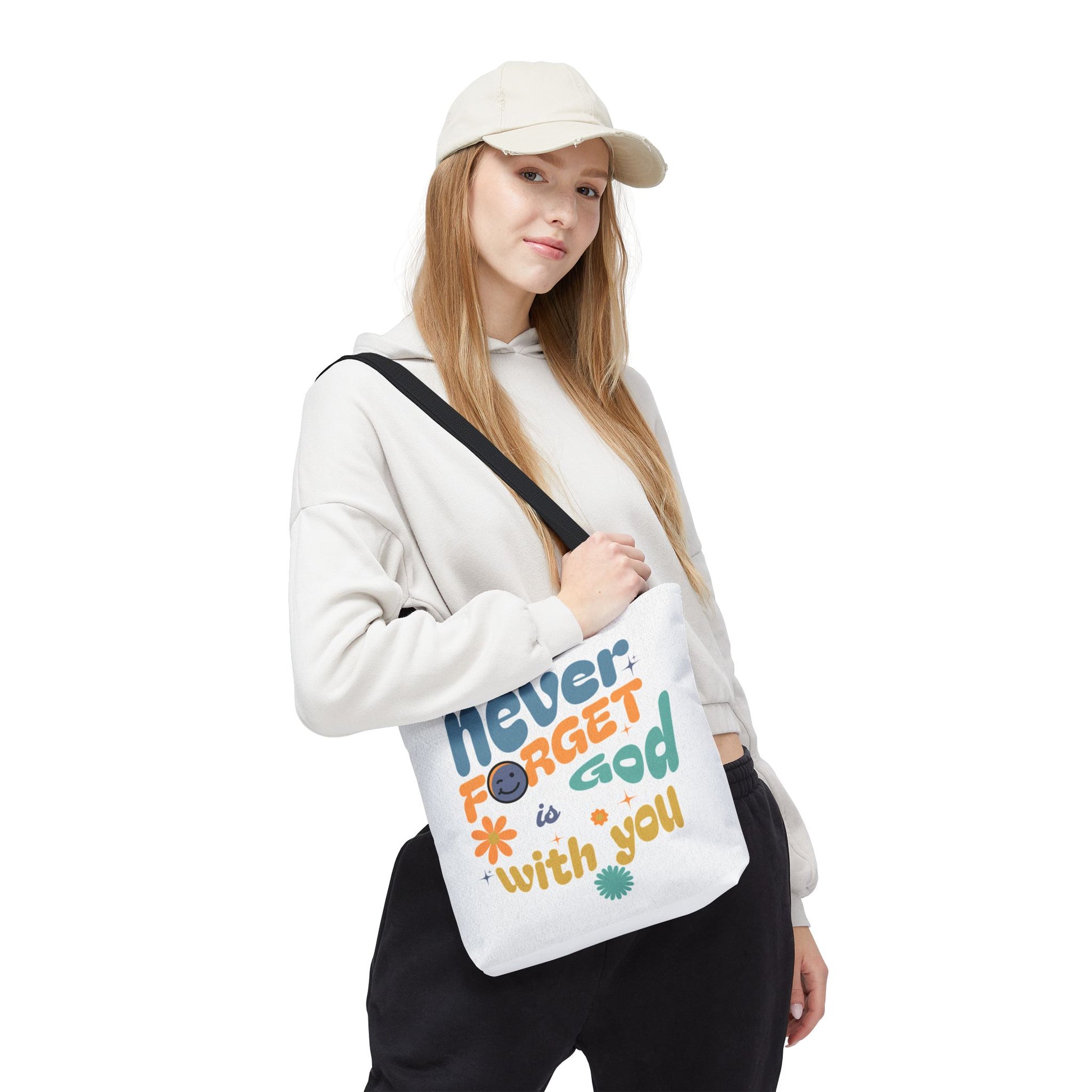 ⭐ Never Forget Tote Bag – Deuteronomy 31:6