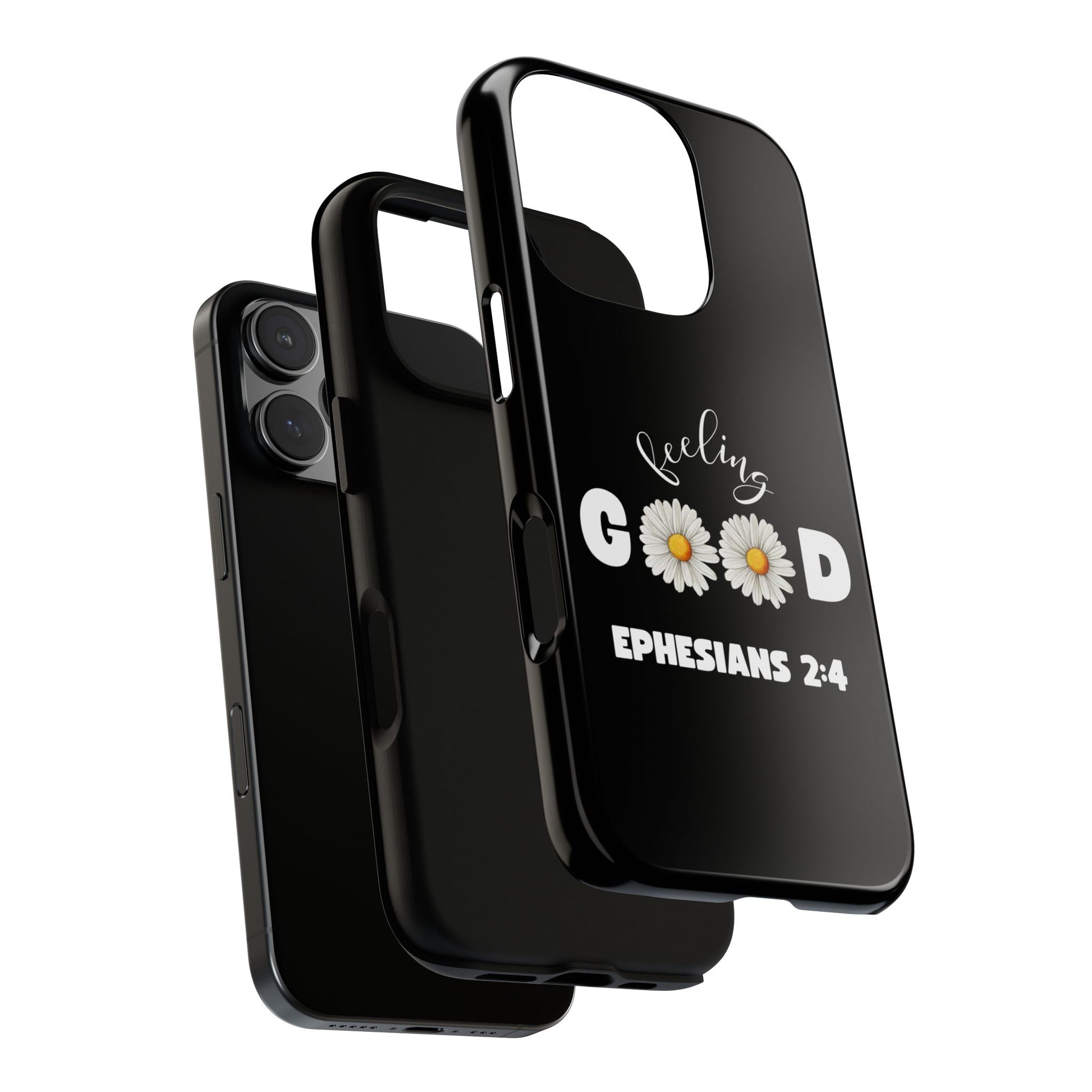 Ephesians 2:4 Floral Phone Case, Inspirational iPhone Cover, Tough Cases for Positivity, Motivational Gift for Friends, Spring Accessories