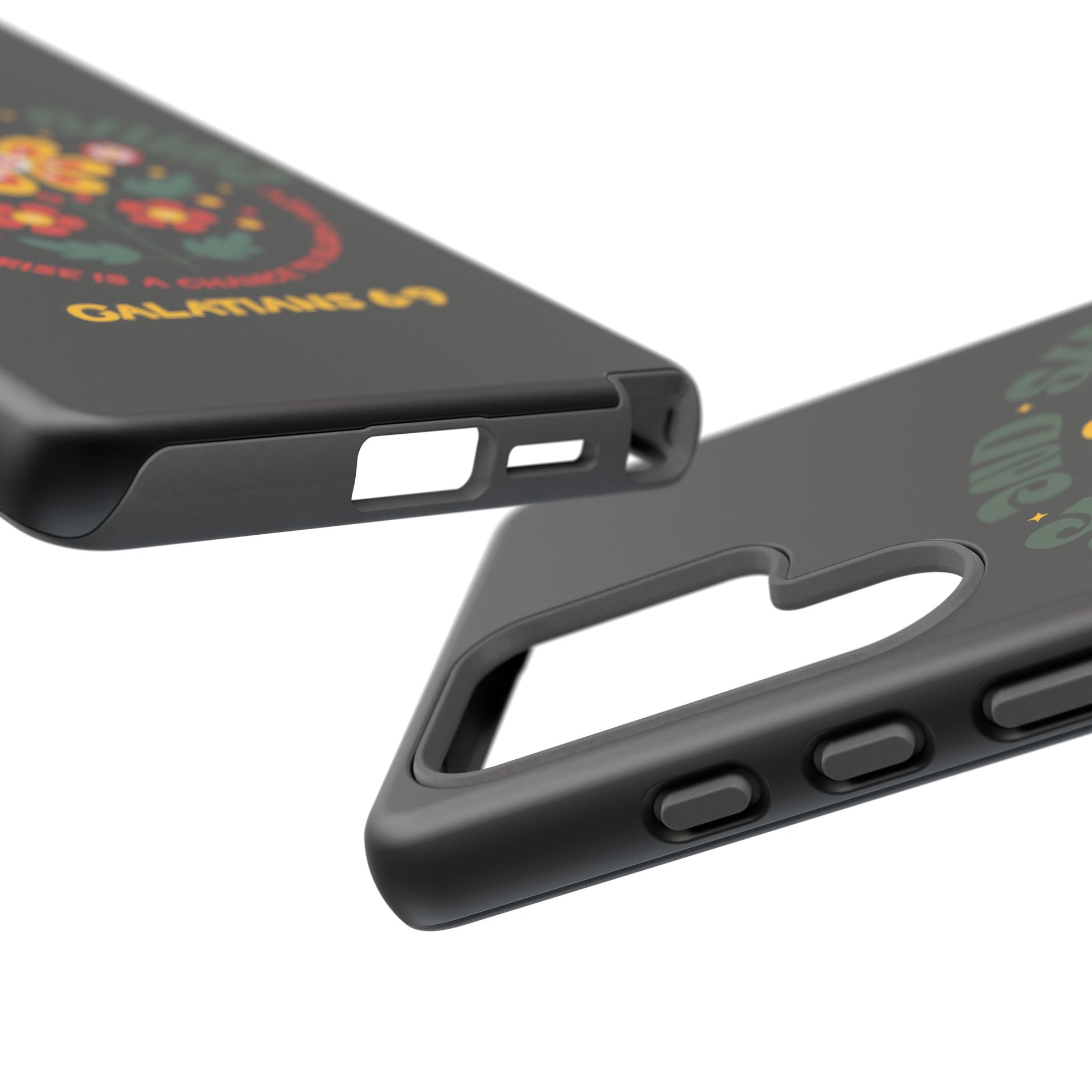 Floral "Rise and Shine" Galatians 6:9 Phone Case – Motivational Christian Gift