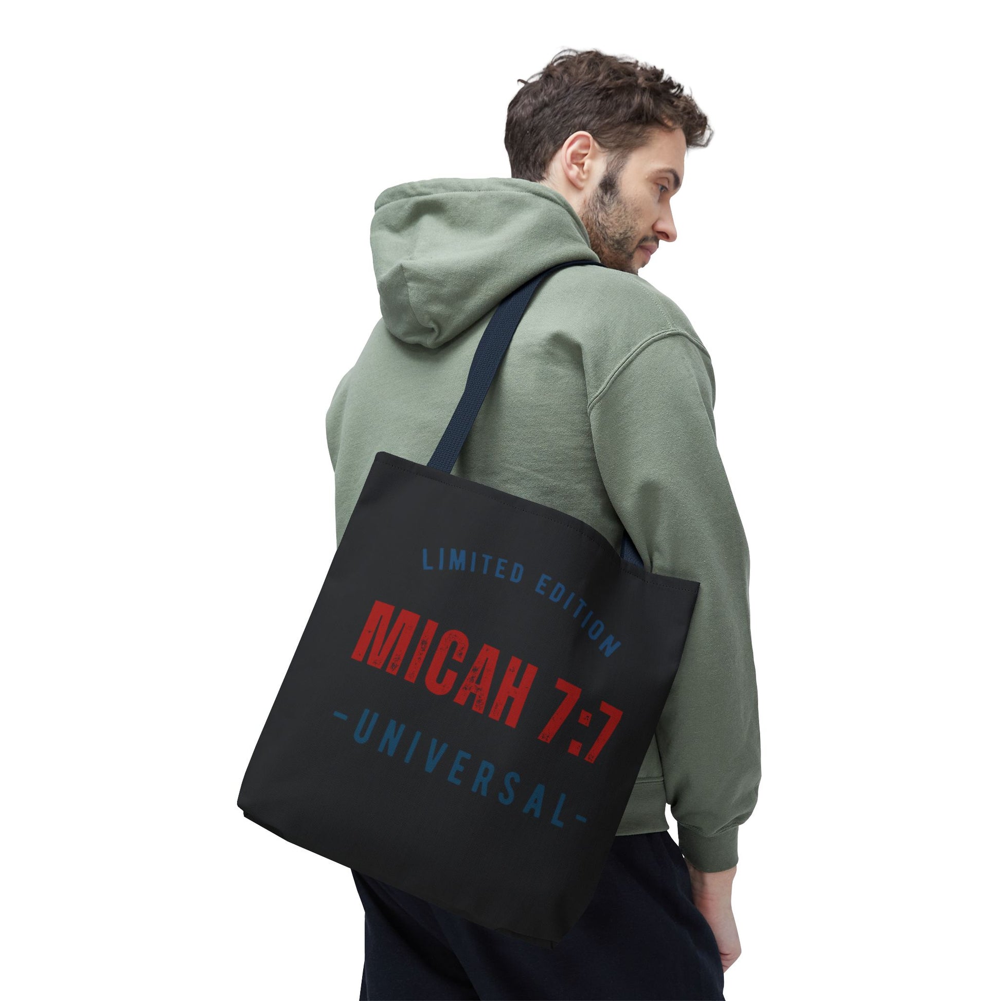 Limited Edition Micah 7:1 Tote Bag - Universal Design for Everyday Use, Gift, Eco-Friendly, Daily Essentials, Faith-Inspired