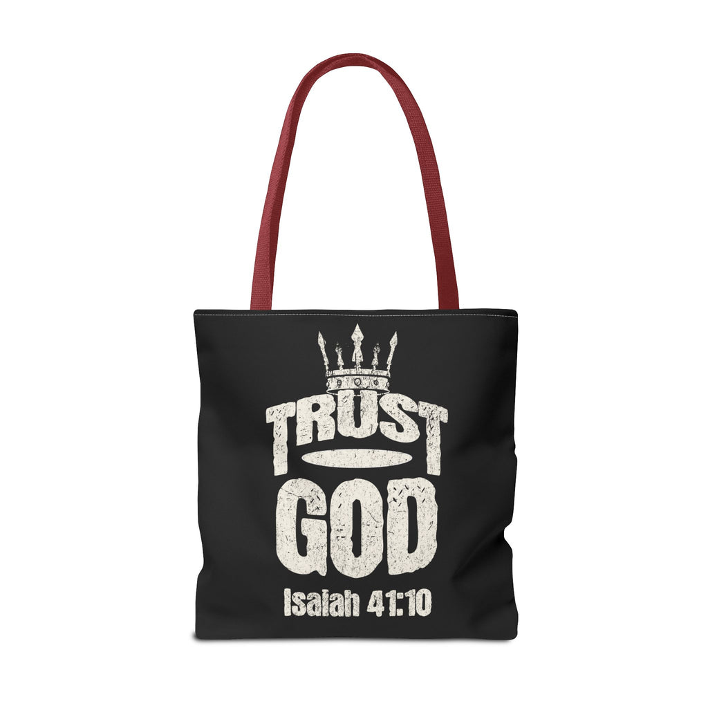 ✝️ Trust God – Isaiah 41:10 Christian Tote Bag