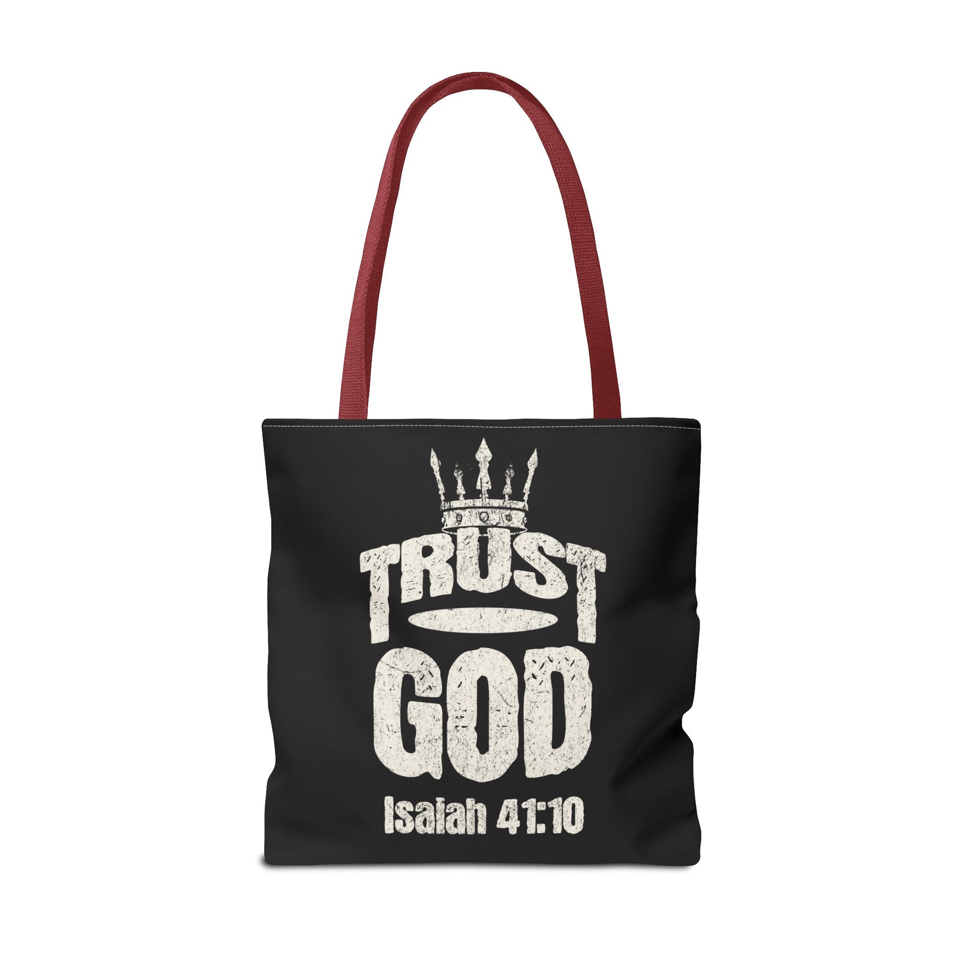 ✝️ Trust God – Isaiah 41:10 Christian Tote Bag