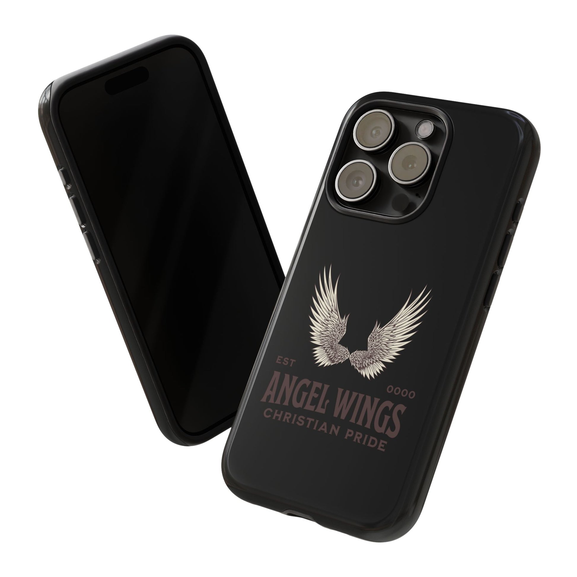 Angel Wings Phone Case - Tough Cases for Christian Pride, Unique Gift, Stylish Protection, Everyday Use, Angelic Design