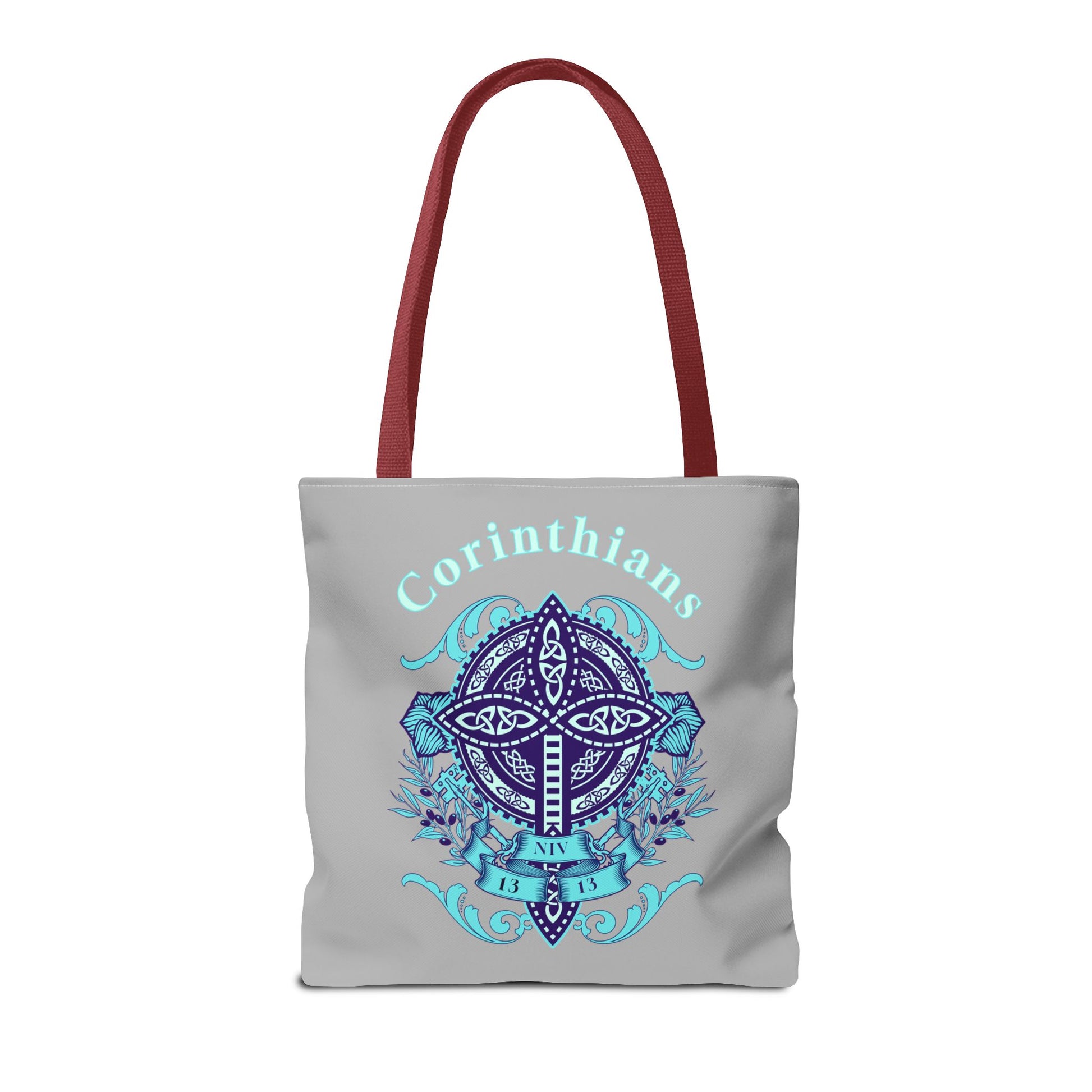 ⭐ Corinthians Cross Tote Bag – Celtic Faith-Inspired Carryall