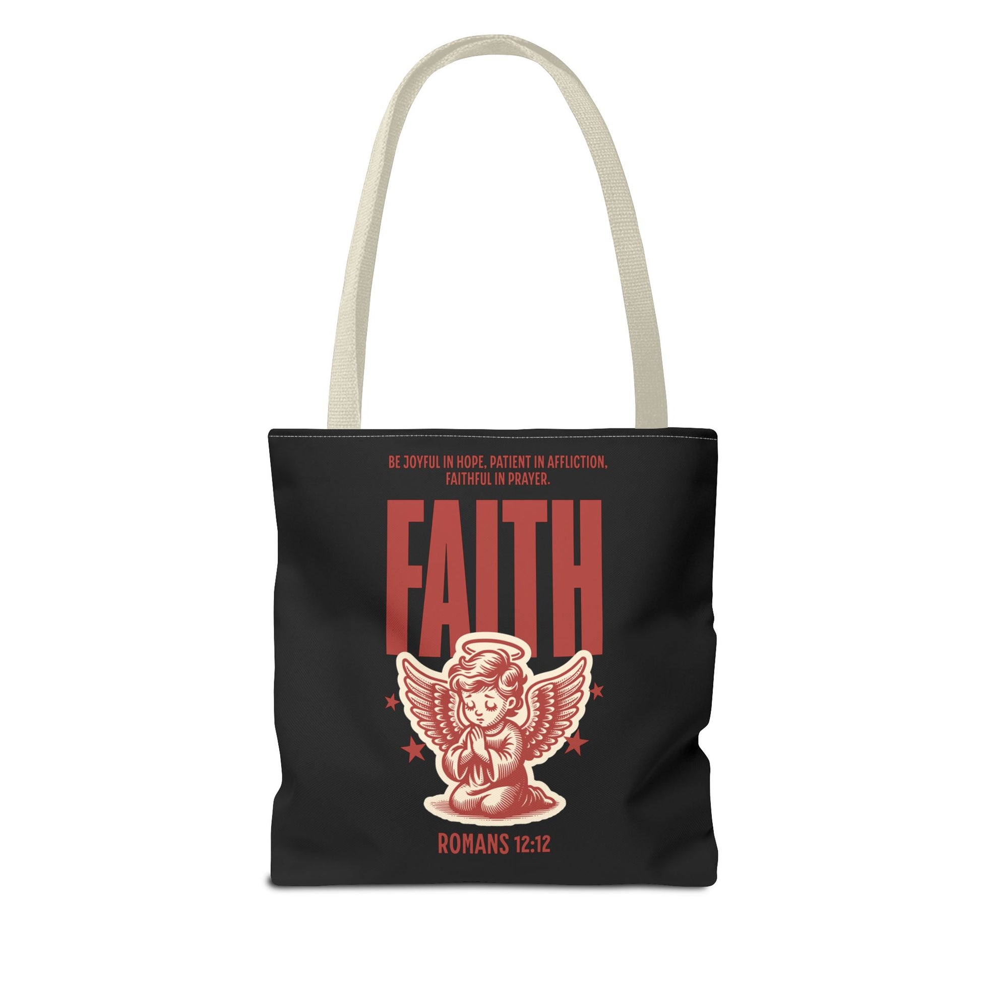 Faith-Inspired Tote Bag, Religious Shopping Bag, Gift for Believers, Motivational Daily Bag, Christian Faith Tote