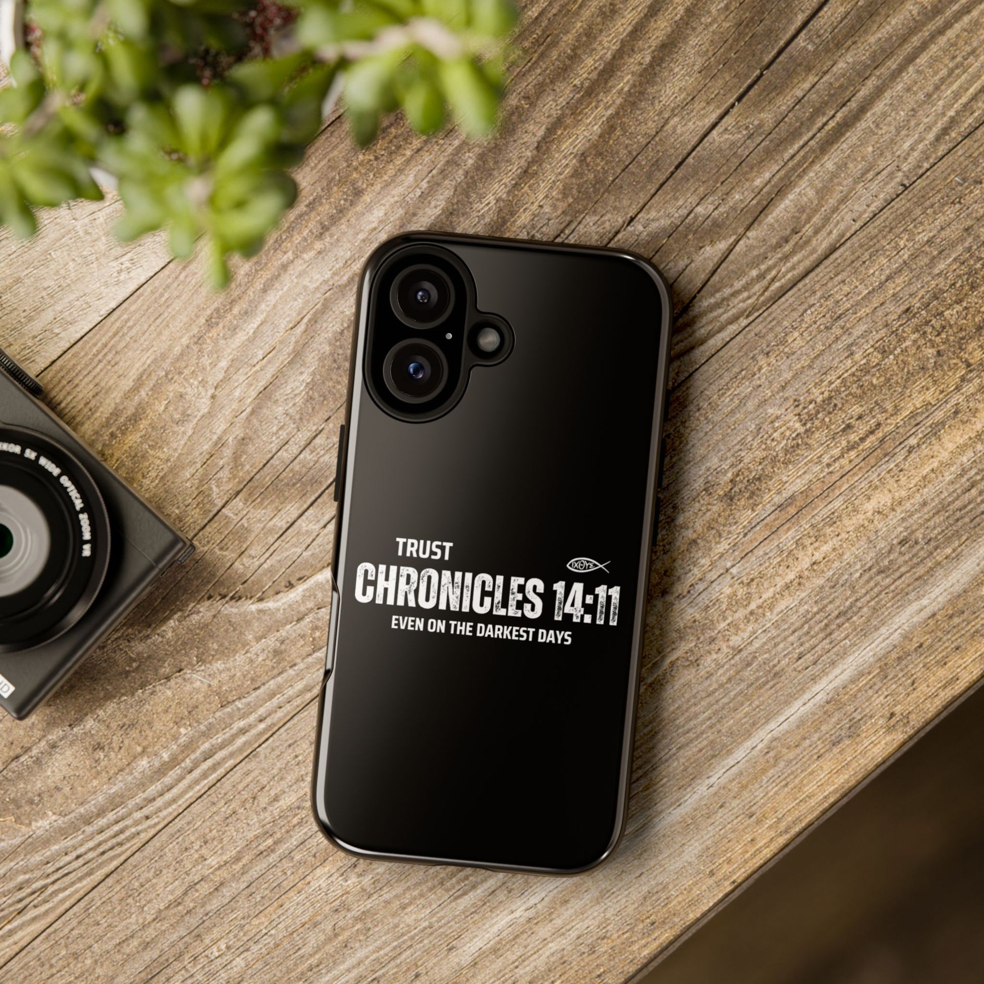 ⭐ Trust in God 2 Chronicles 14:11 Phone Case – Strength for the Hardest Days