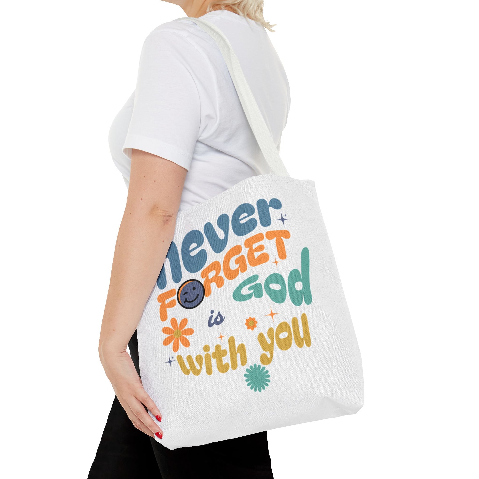 ⭐ Never Forget Tote Bag – Deuteronomy 31:6