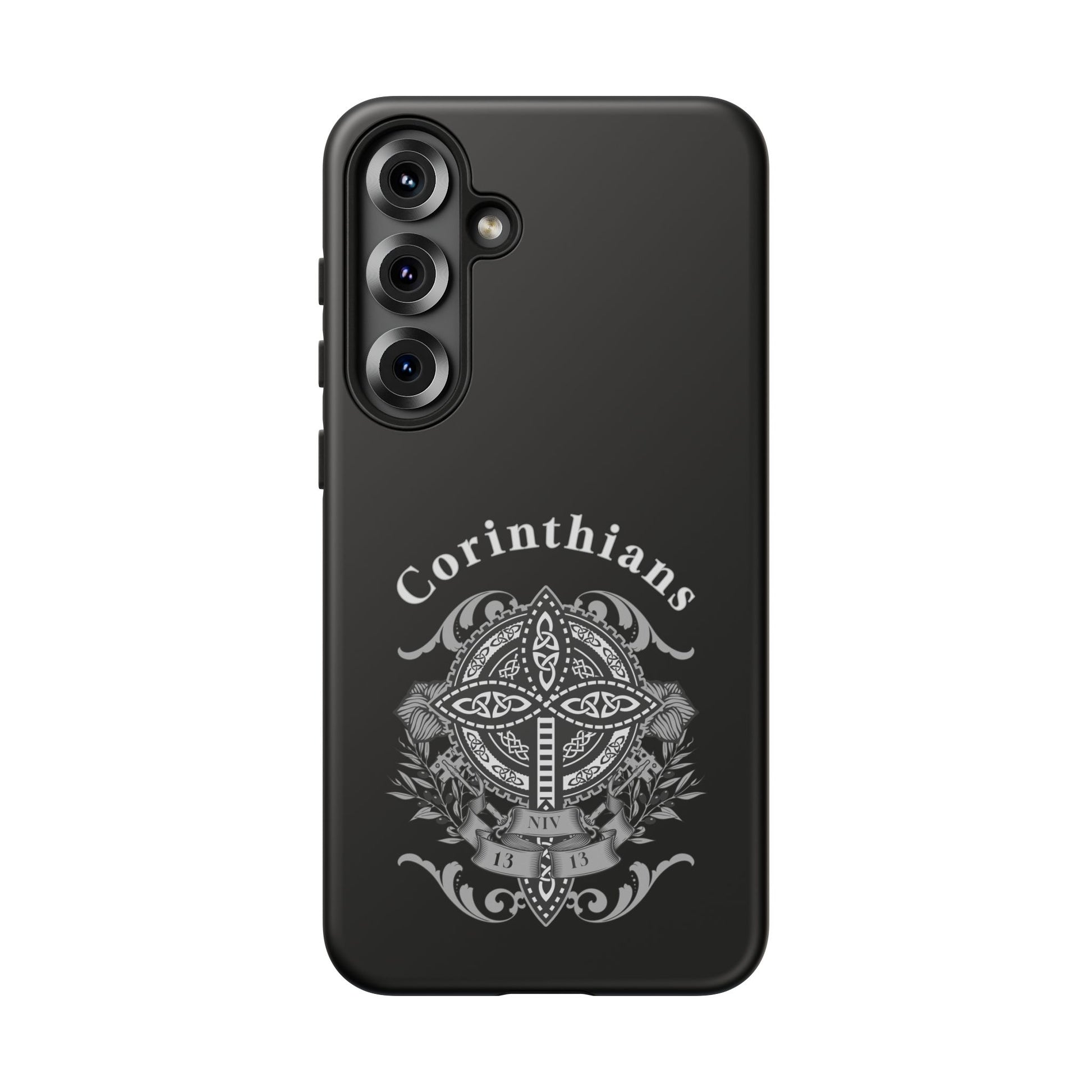 Corinthians Tough Case: Durable Phone Protection, Christian Gift, Unique Design, Trendy Accessory, Faith-Based Style