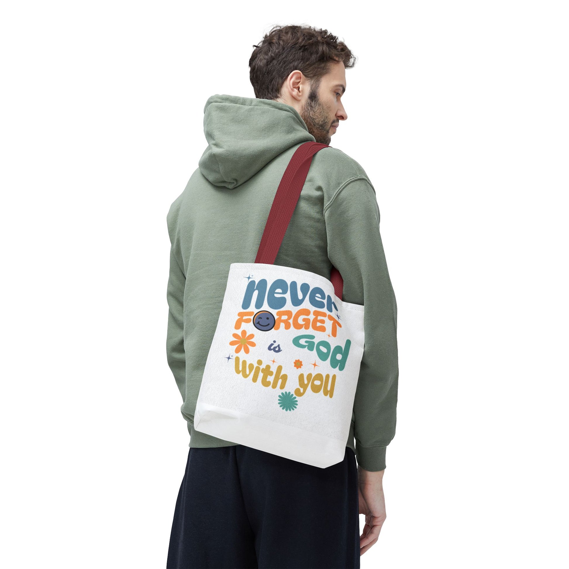 ⭐ Never Forget Tote Bag – Deuteronomy 31:6