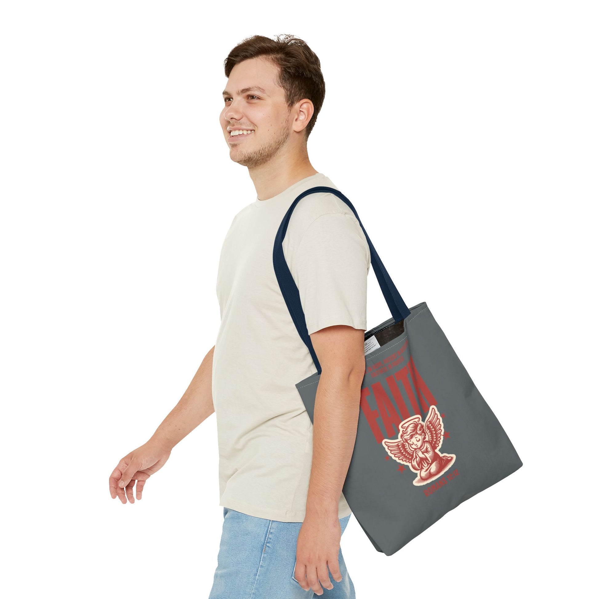 Faith-Inspired Tote Bag: Stylish & Versatile, Gift for Holidays, Shopping, Encouragement, Inspirational Gift, Eco-Friendly Bag