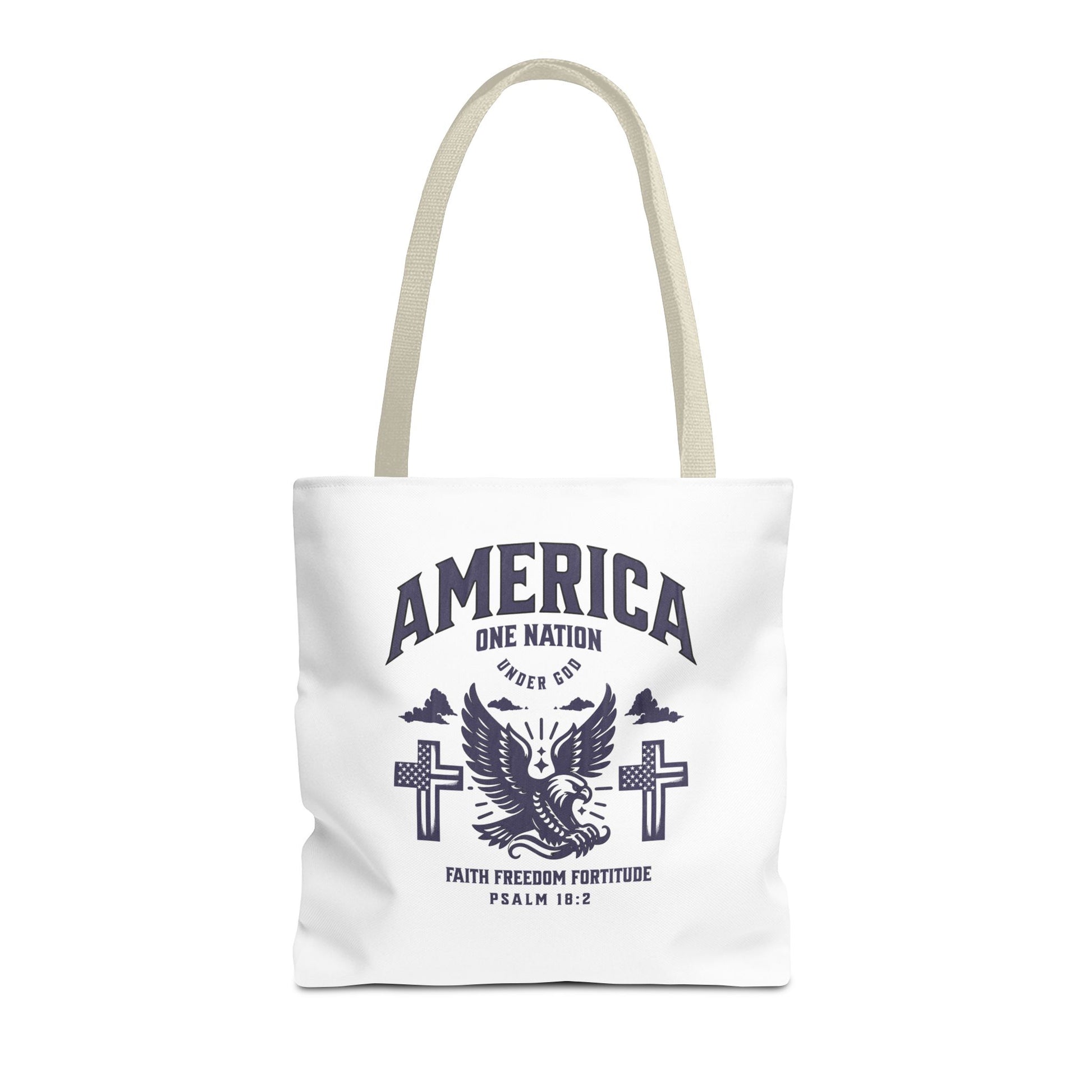 ⭐ America Faith Tote Bag – Bold Patriotic & Faith Statement