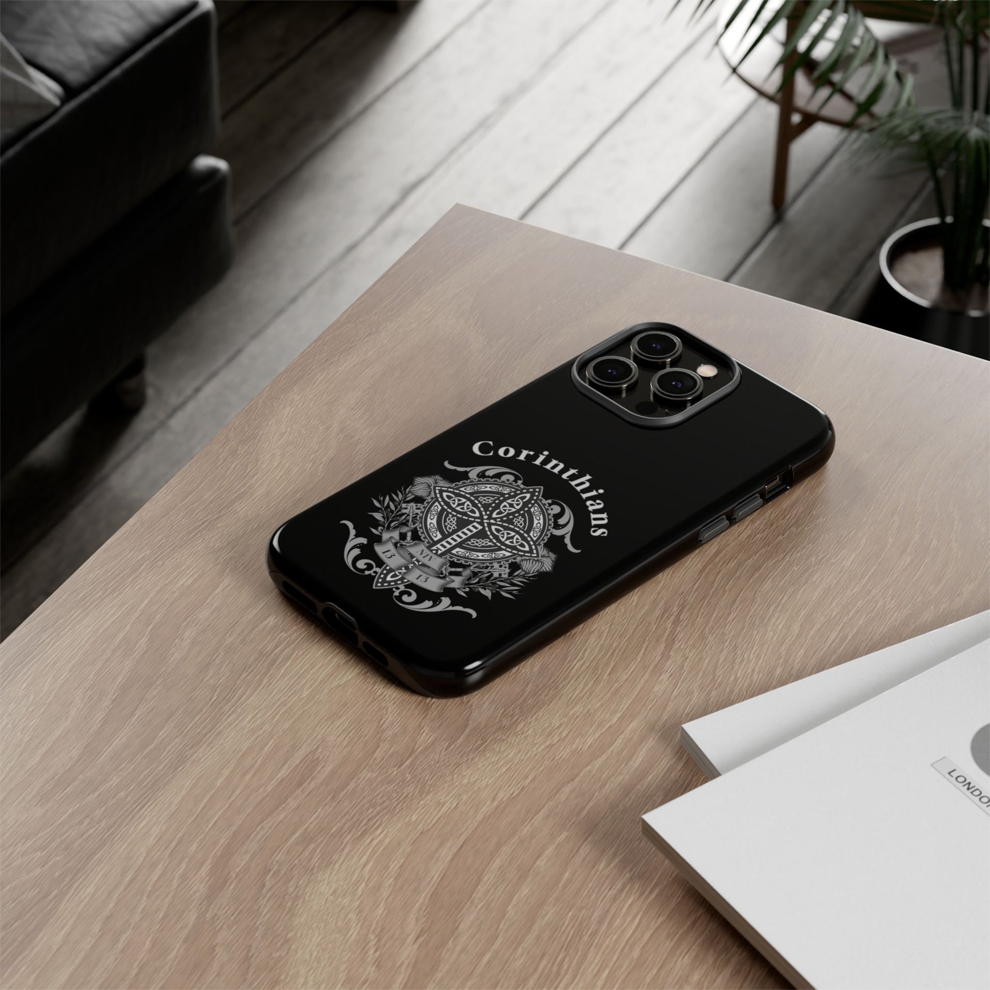 Corinthians Tough Case: Durable Phone Protection, Christian Gift, Unique Design, Trendy Accessory, Faith-Based Style