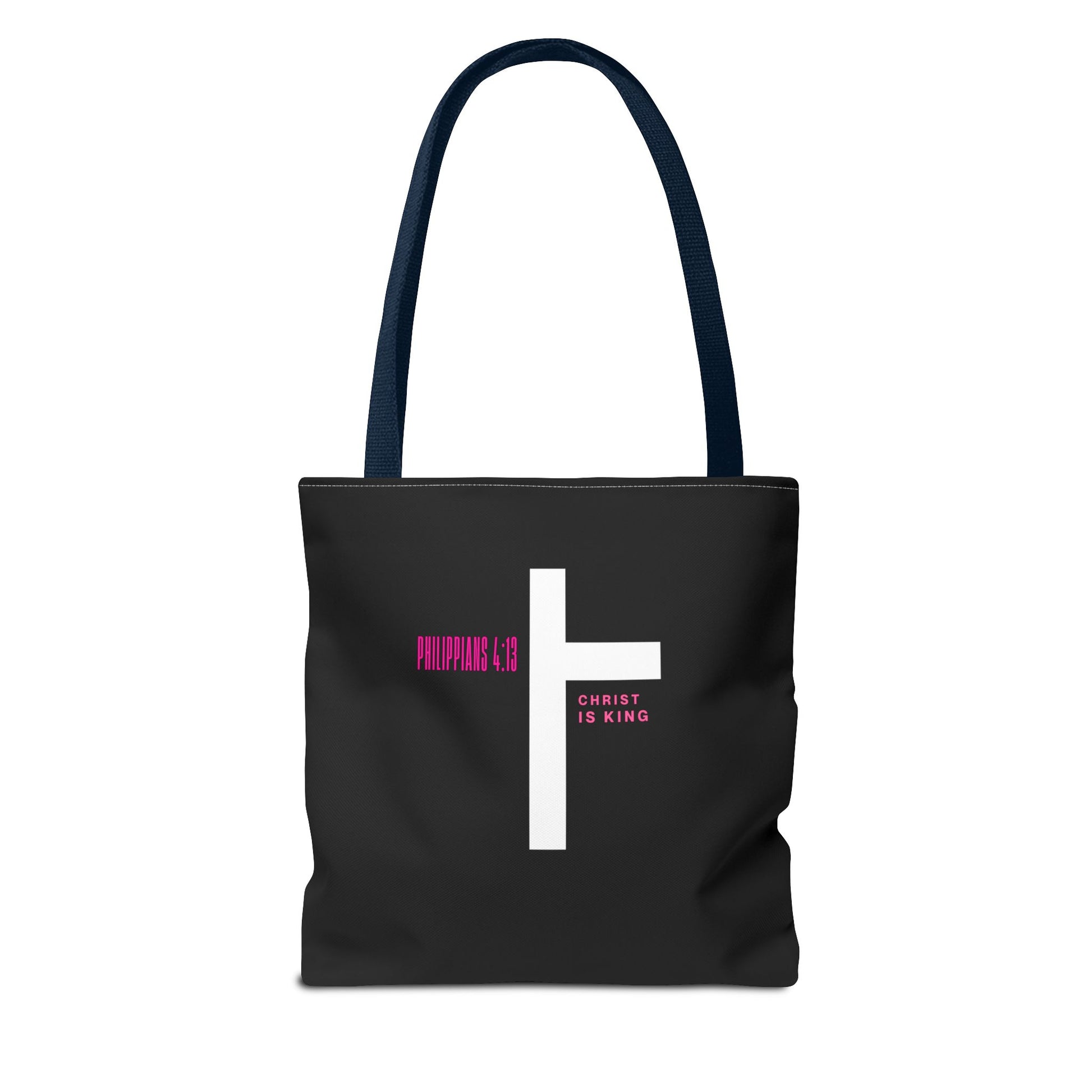 ⭐ Philippians 4:13 Tote Bag – Faith & Strength Statement Bag
