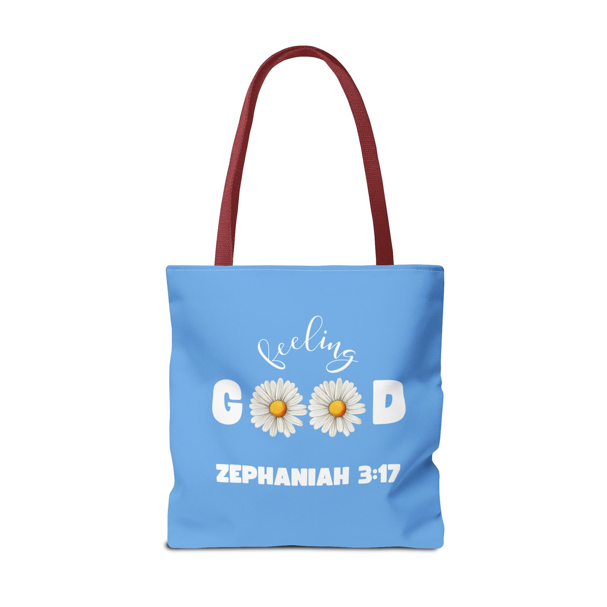 Inspirational Tote Bag - Feeling Good, Floral Design, Scripture Quote, Motivational Gift, Everyday Use, Church Events