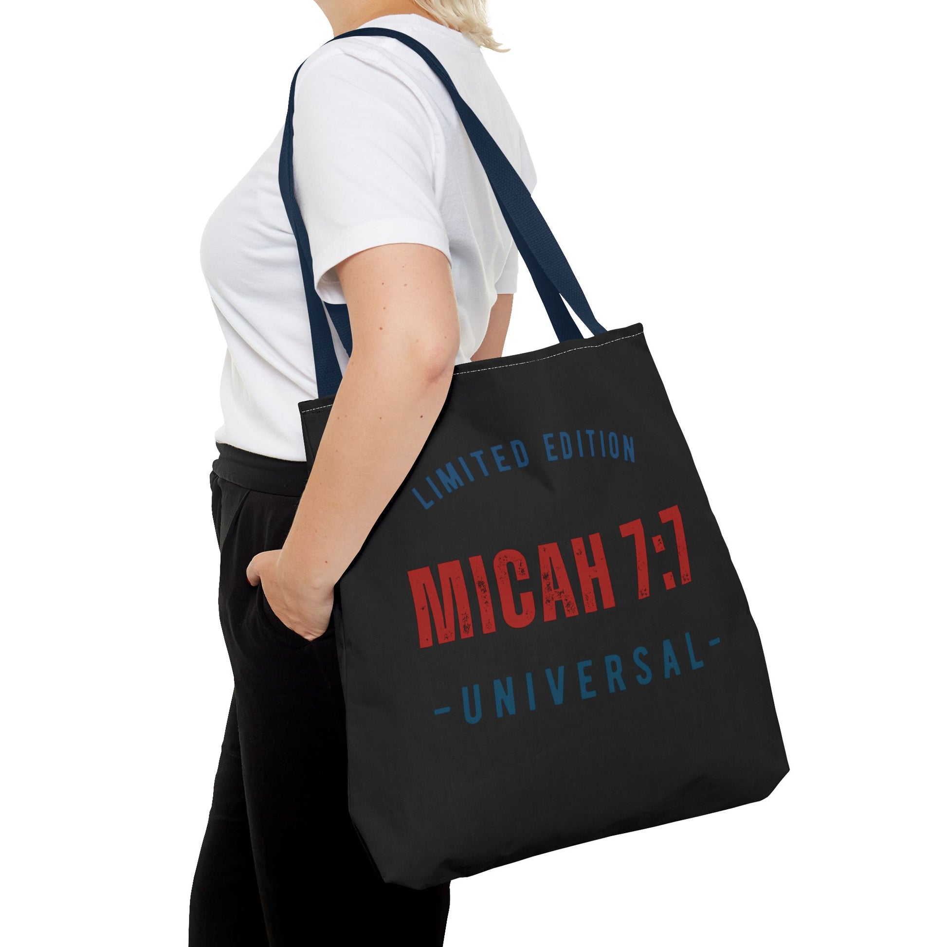 Limited Edition Micah 7:1 Tote Bag - Universal Design for Everyday Use, Gift, Eco-Friendly, Daily Essentials, Faith-Inspired