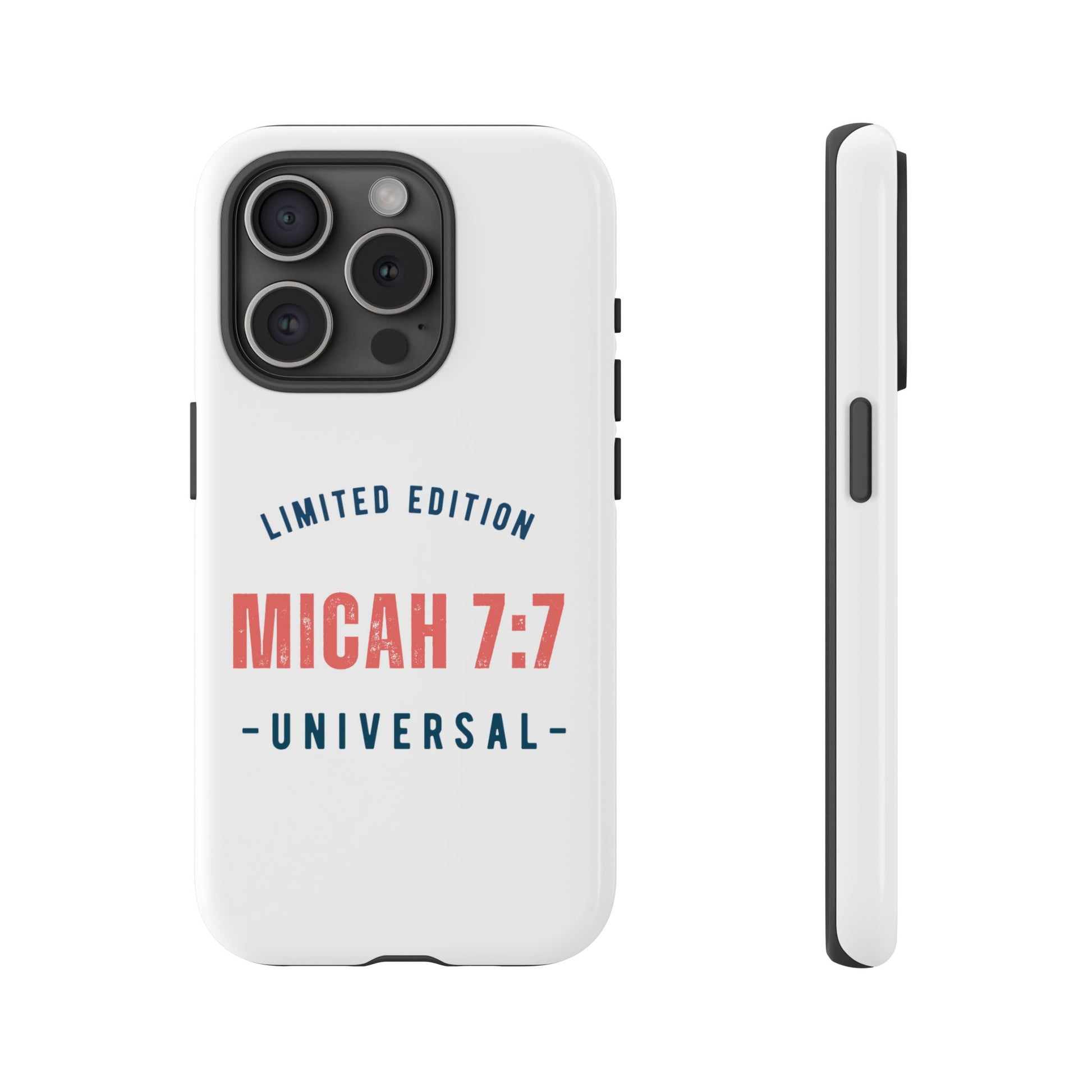 ⭐ Micah 7:7 Limited Edition Phone Case | Inspirational Gift | Tough Protective Case for Christians | Bible Verse Merchandise