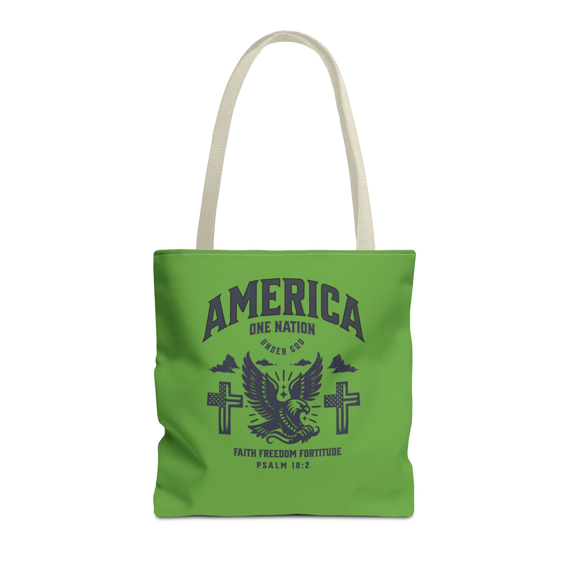 ⭐ America Faith Tote Bag – Bold Patriotic & Faith Statement
