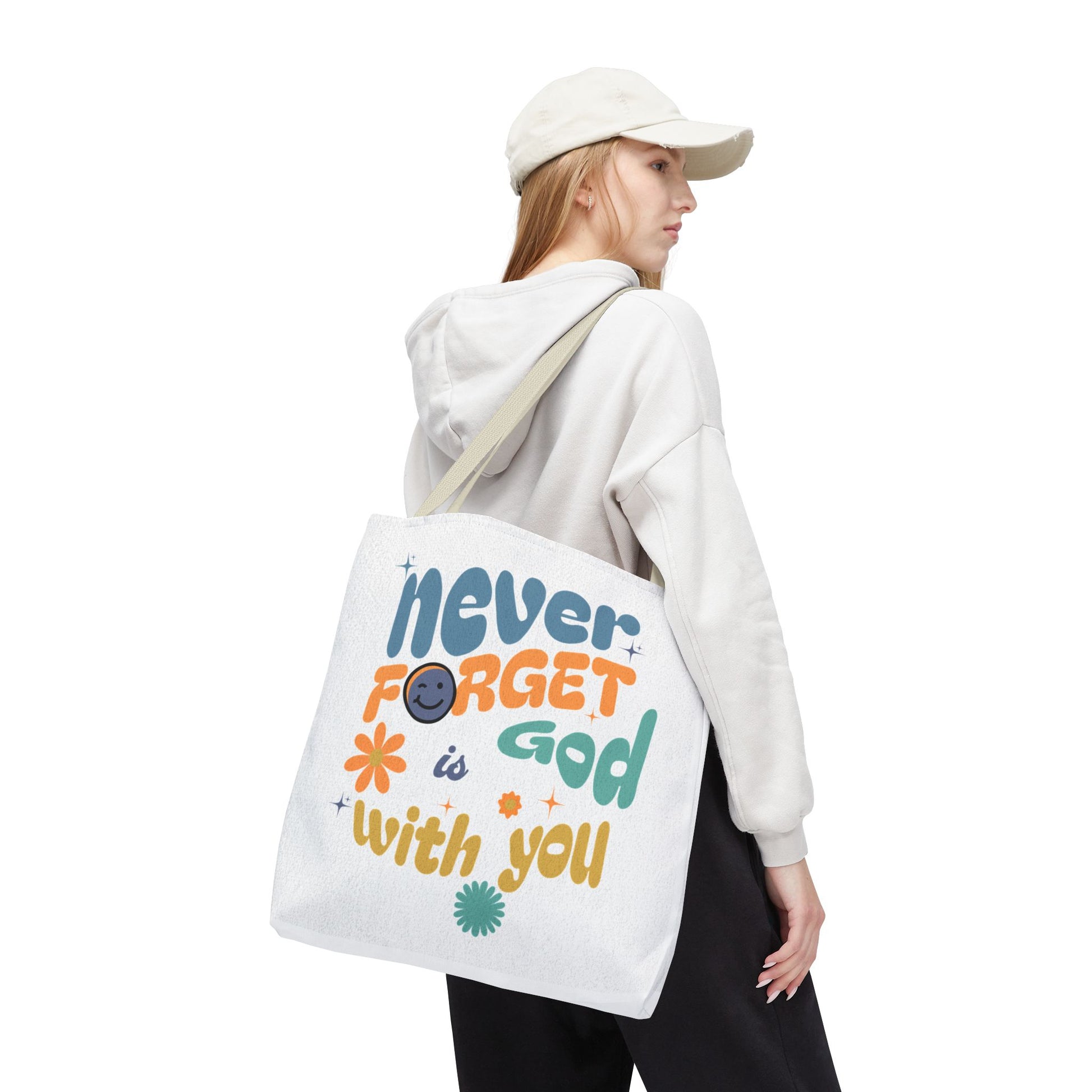 ⭐ Never Forget Tote Bag – Deuteronomy 31:6