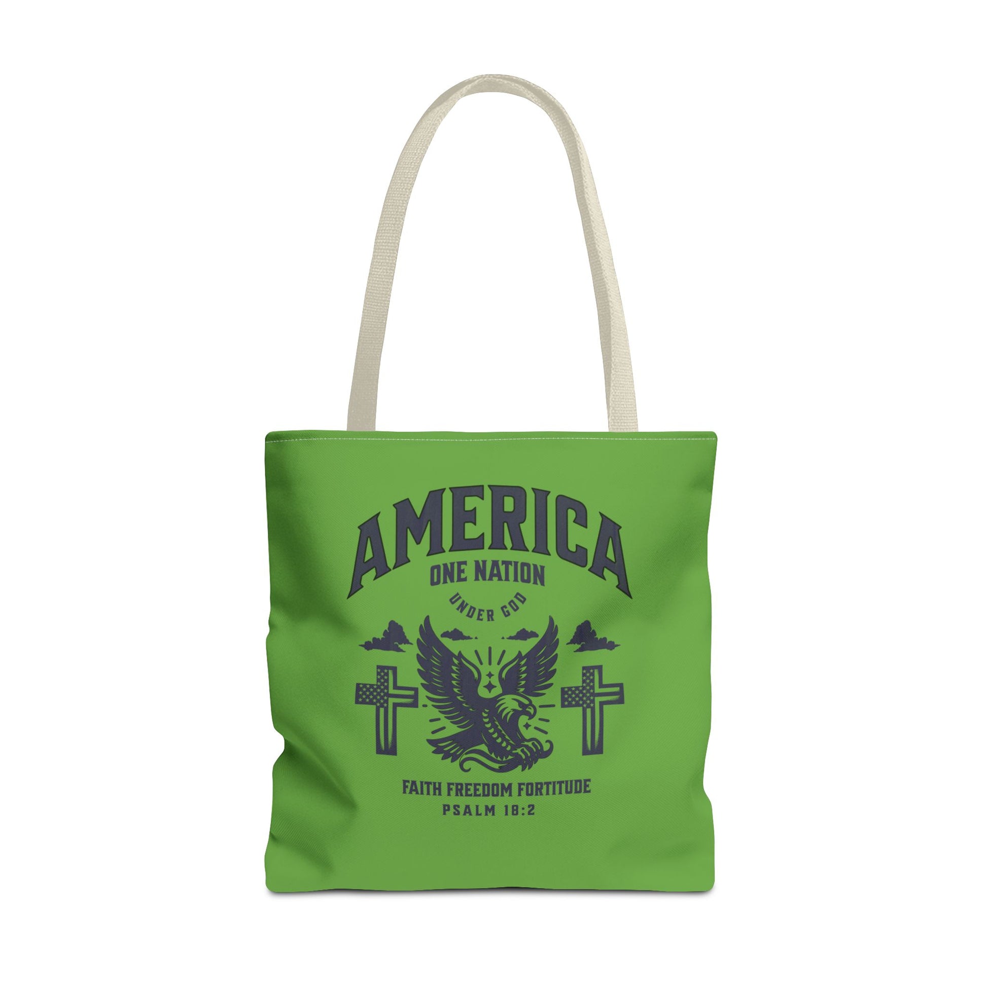 ⭐ America Faith Tote Bag – Bold Patriotic & Faith Statement