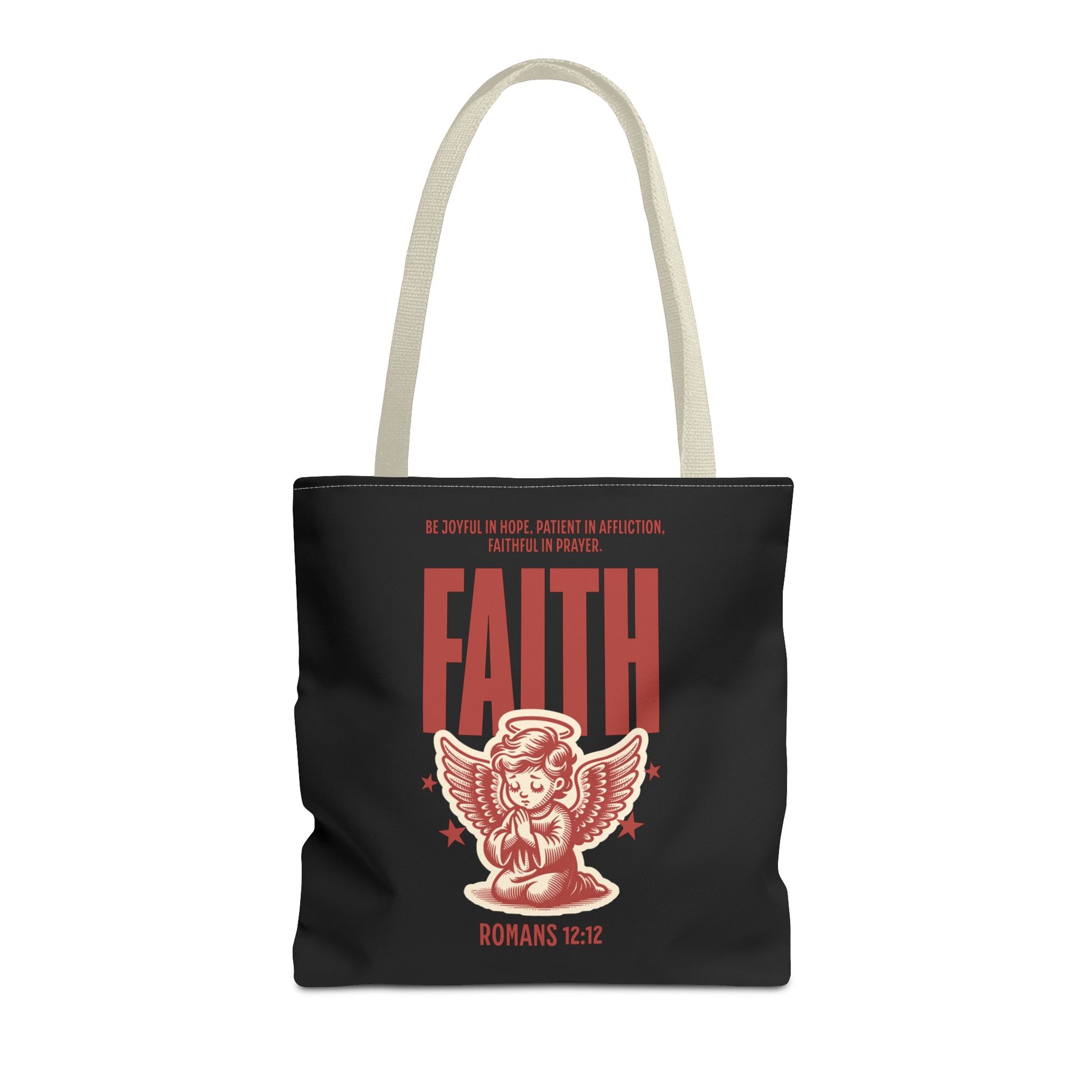 Faith-Inspired Tote Bag, Religious Shopping Bag, Gift for Believers, Motivational Daily Bag, Christian Faith Tote