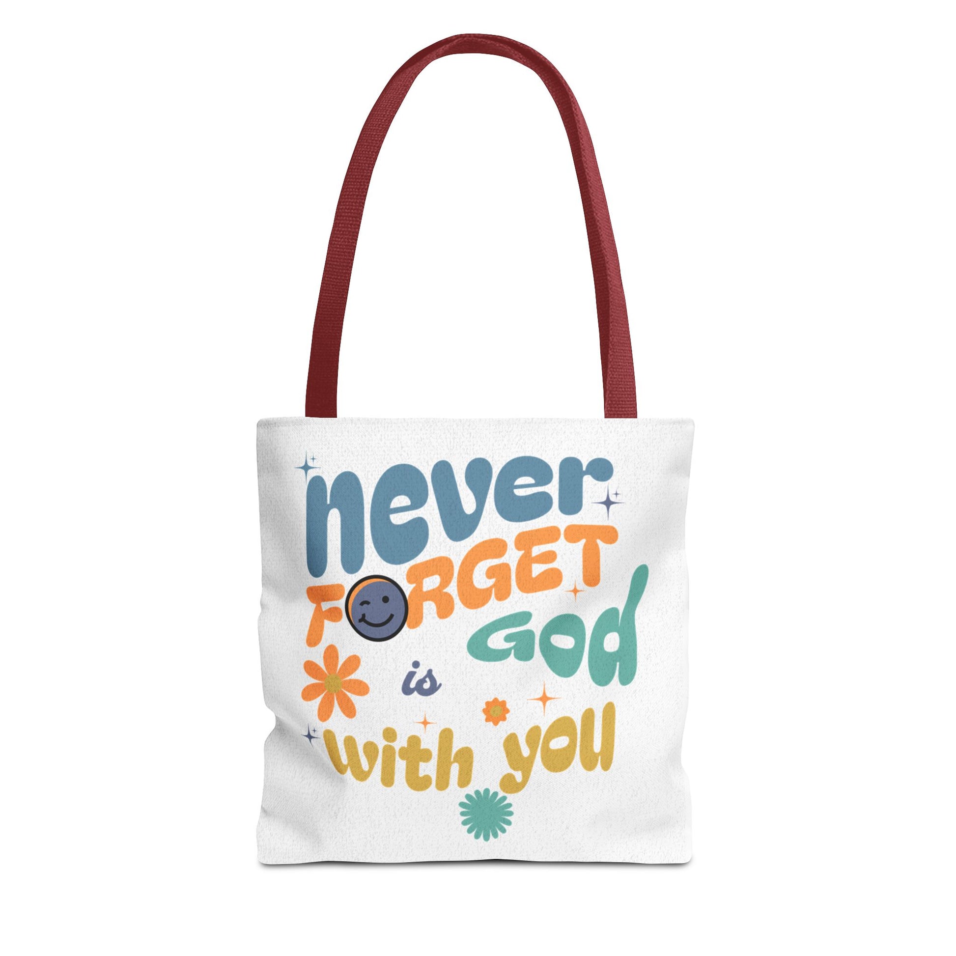 ⭐ Never Forget Tote Bag – Deuteronomy 31:6