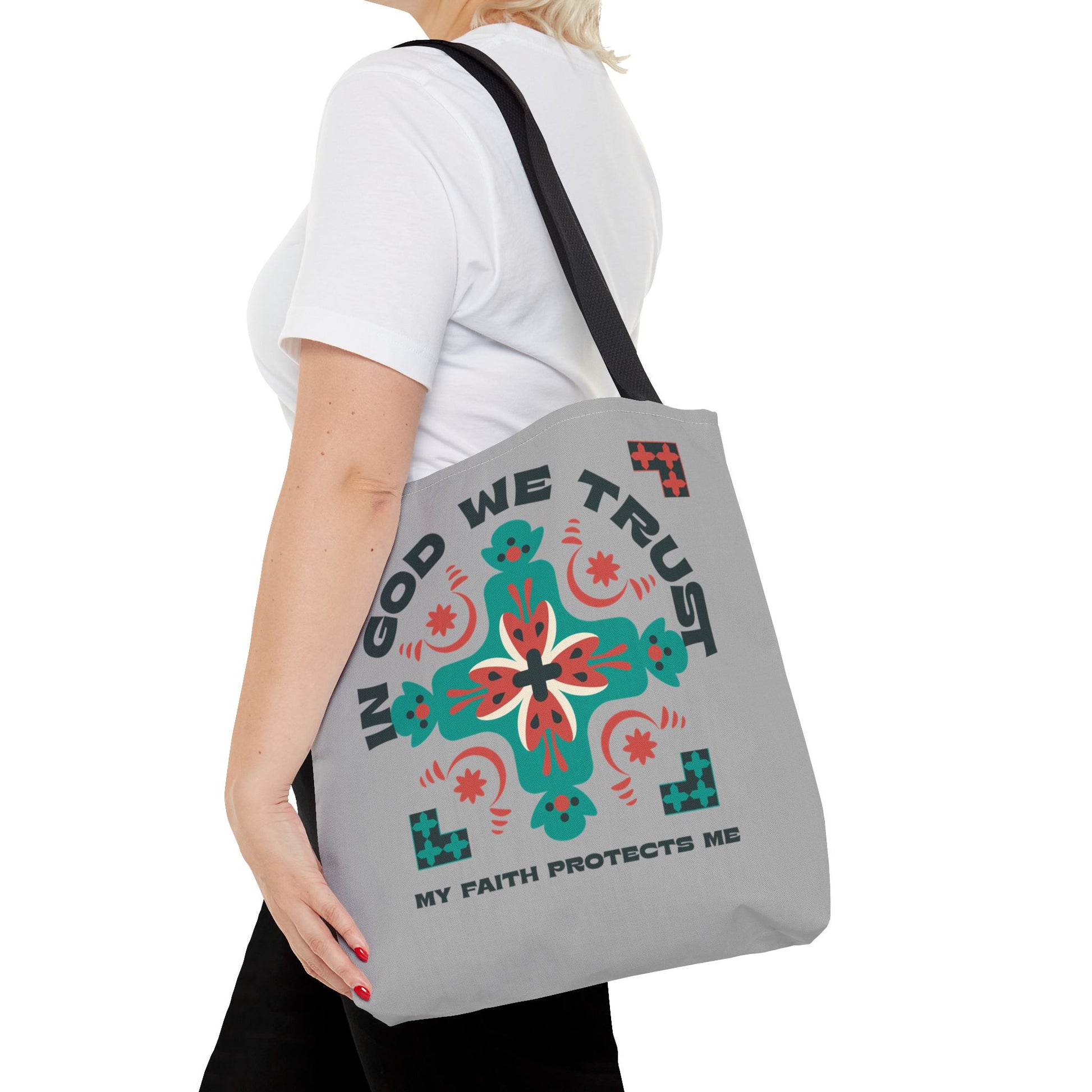 Faith-Inspired Tote Bag, Spiritual Shopper, Inspirational Gift, Religious Tote, Christian Accessory, Everyday Use
