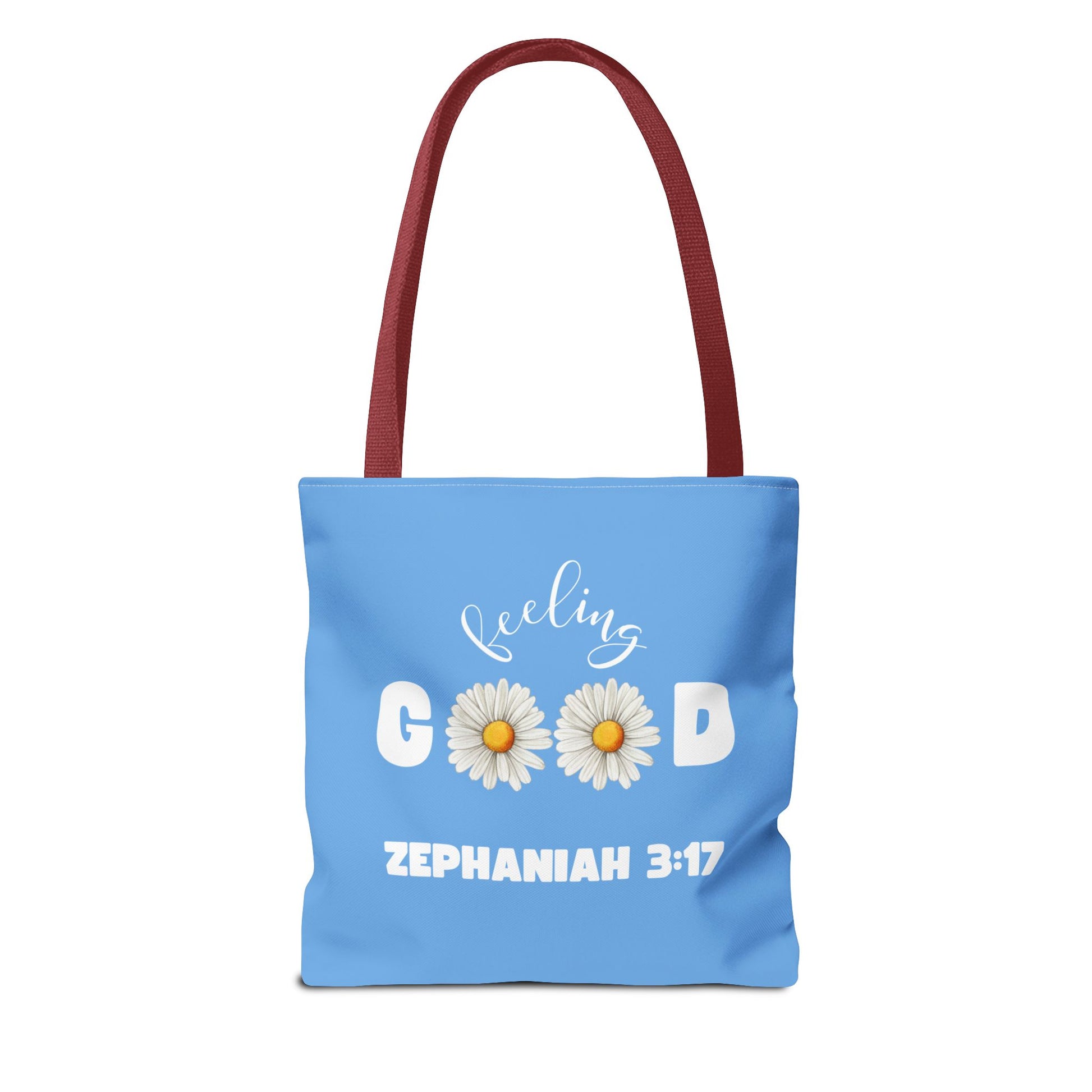 Inspirational Tote Bag - Feeling Good, Floral Design, Scripture Quote, Motivational Gift, Everyday Use, Church Events