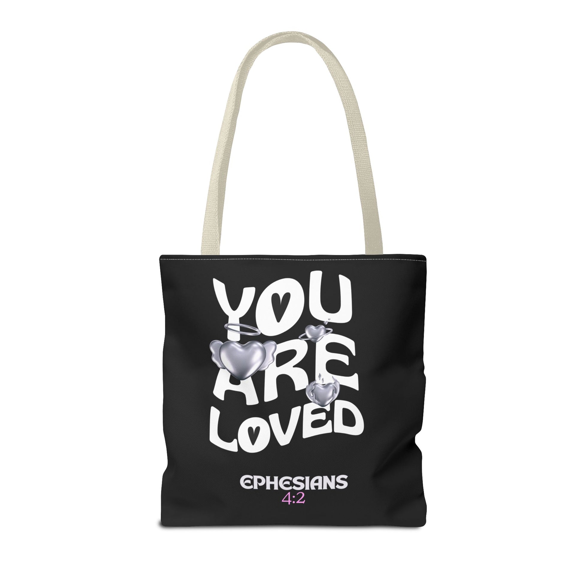 ⭐ "You Are Loved" Tote Bag – Ephesians 4:2