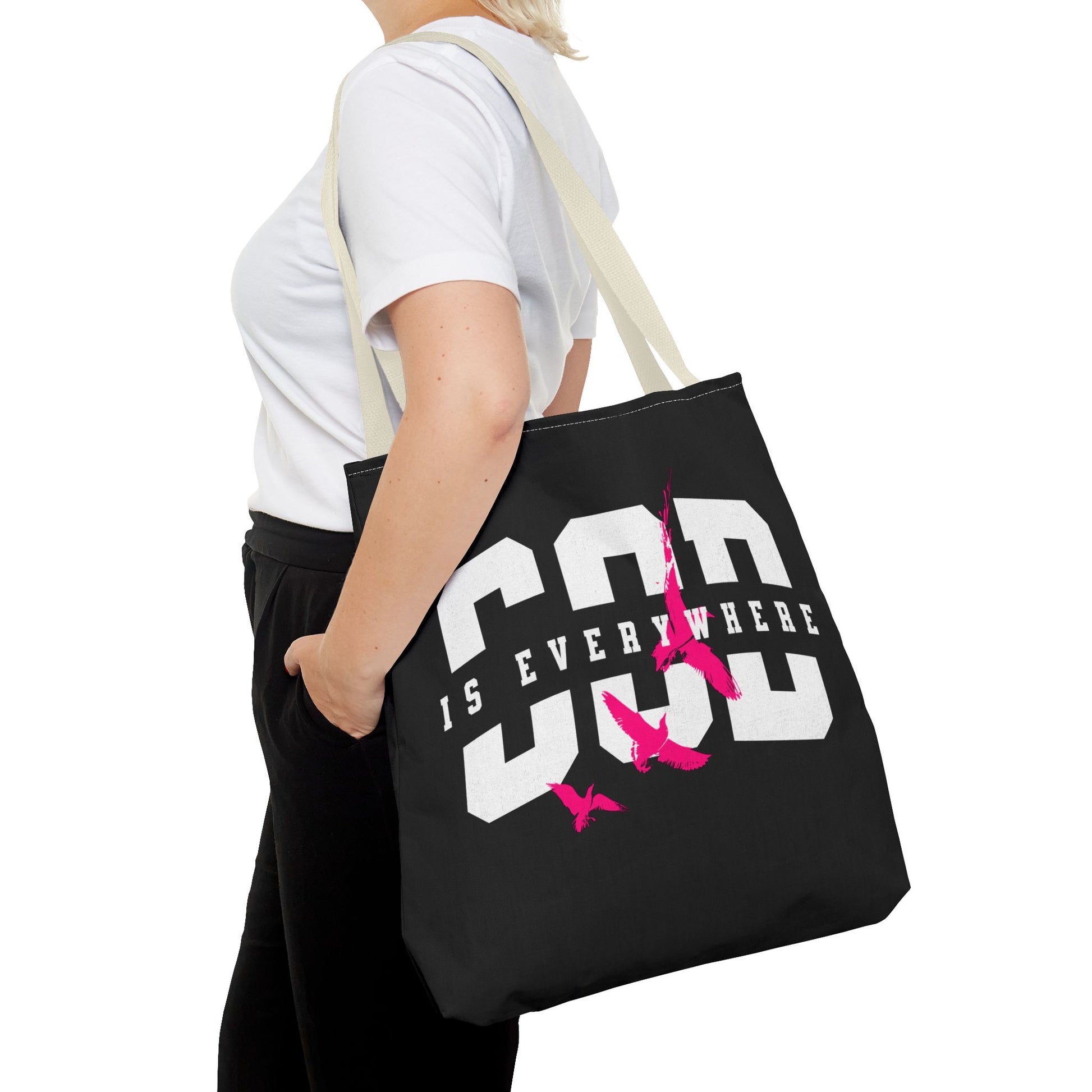 Stylish Tote Bag with Inspirational Design, Eco-Friendly Shopping Bag, Trendy Beach Bag, Gift for Friends, Motivational Everyday Use