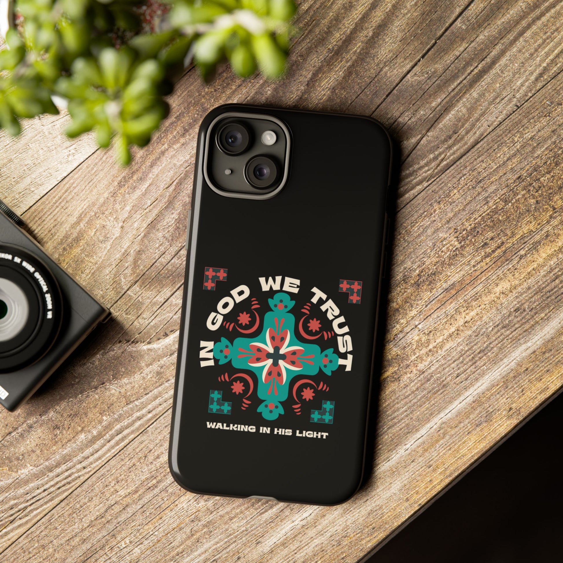 Tough Cases - In God We Trust Phone Case, Spiritual Phone Protector, Christian Cell Cover, Faith-based Accessory, Inspirational Gift