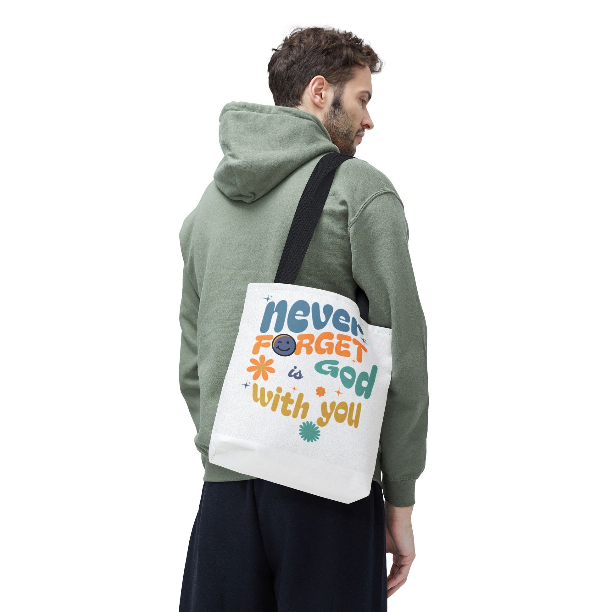 ⭐ Never Forget Tote Bag – Deuteronomy 31:6