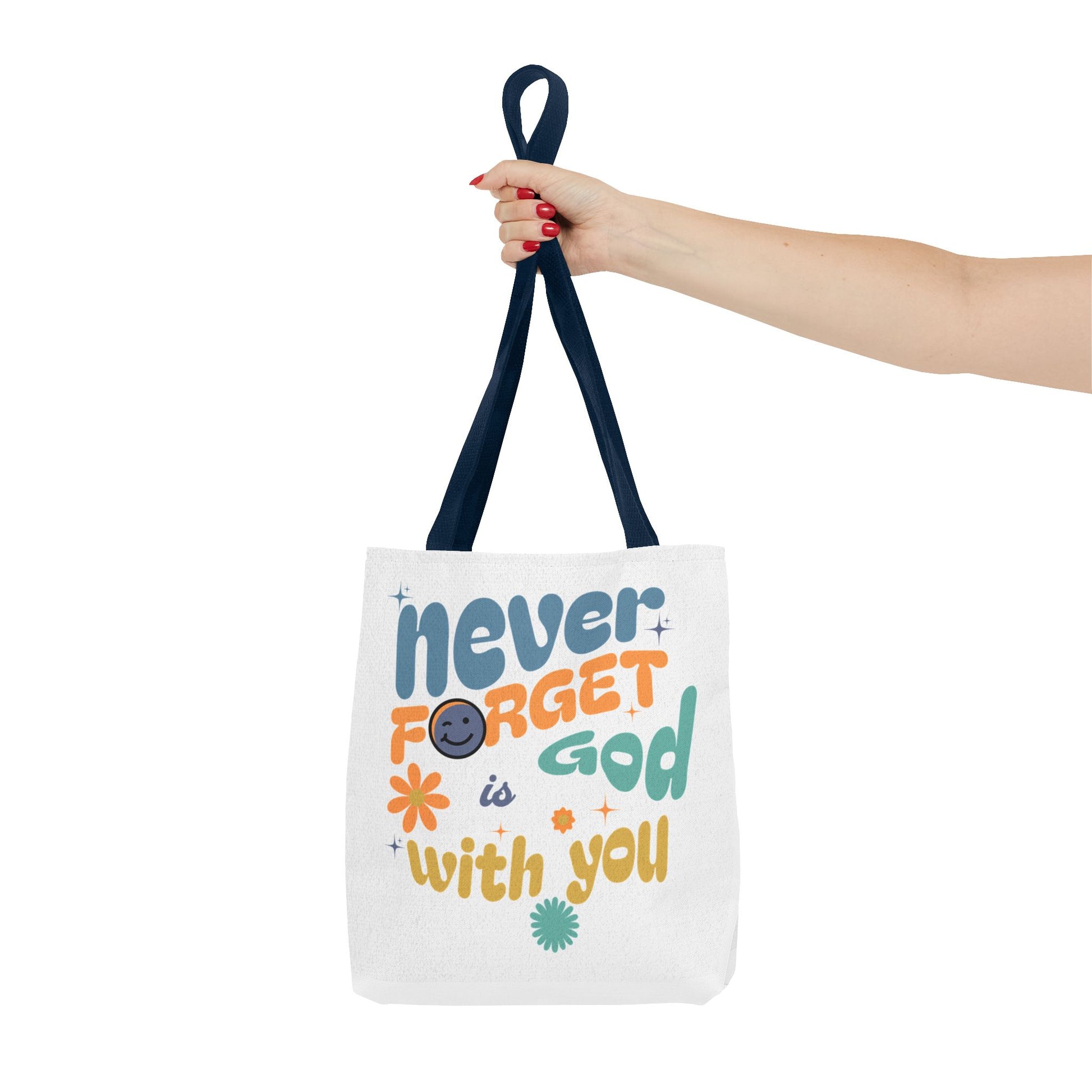 ⭐ Never Forget Tote Bag – Deuteronomy 31:6