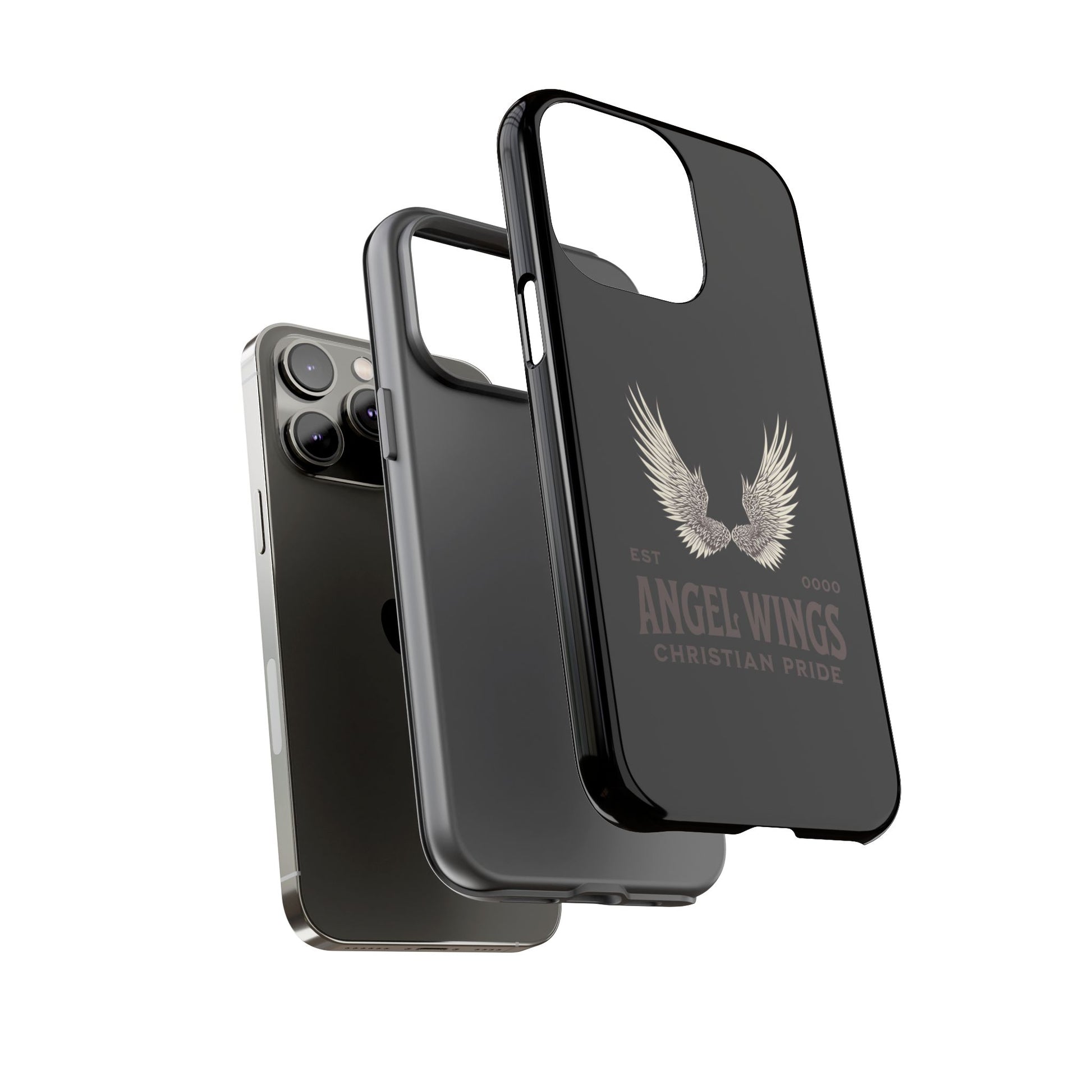 Angel Wings Phone Case - Tough Cases for Christian Pride, Unique Gift, Stylish Protection, Everyday Use, Angelic Design