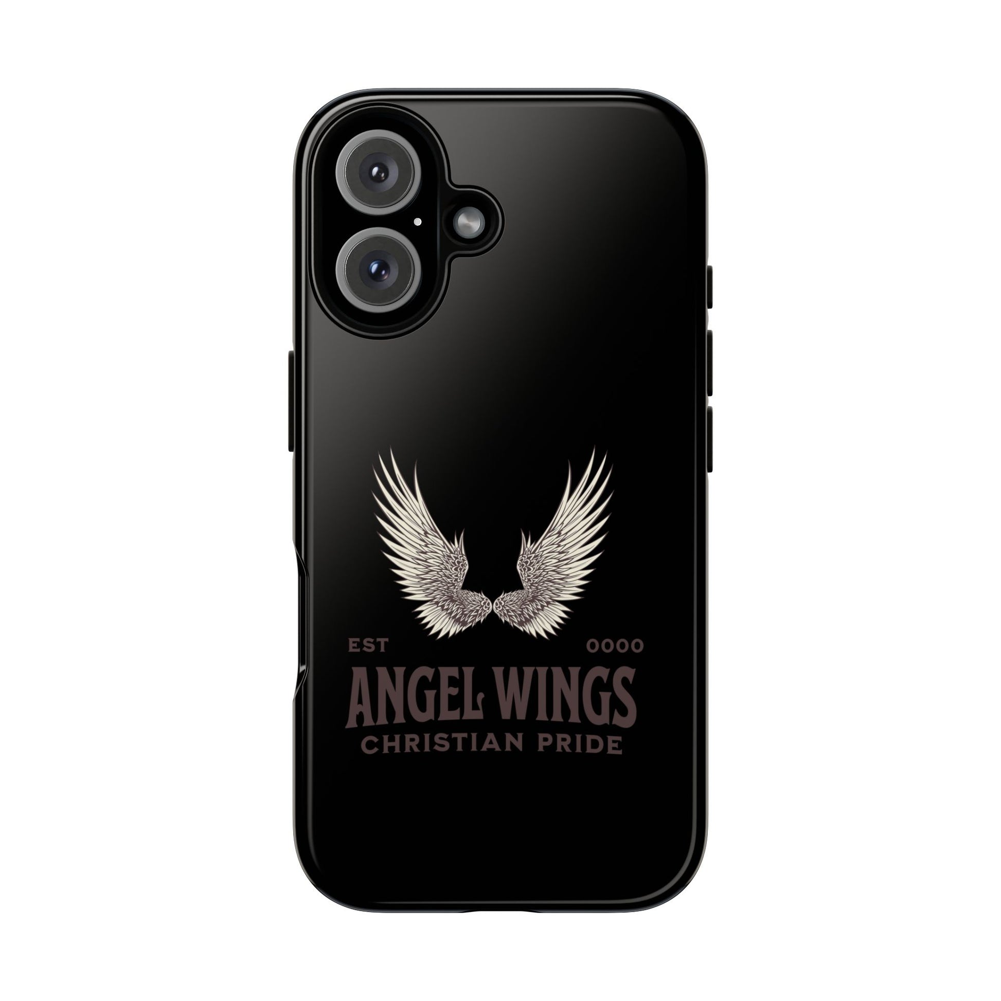 Angel Wings Phone Case - Tough Cases for Christian Pride, Unique Gift, Stylish Protection, Everyday Use, Angelic Design