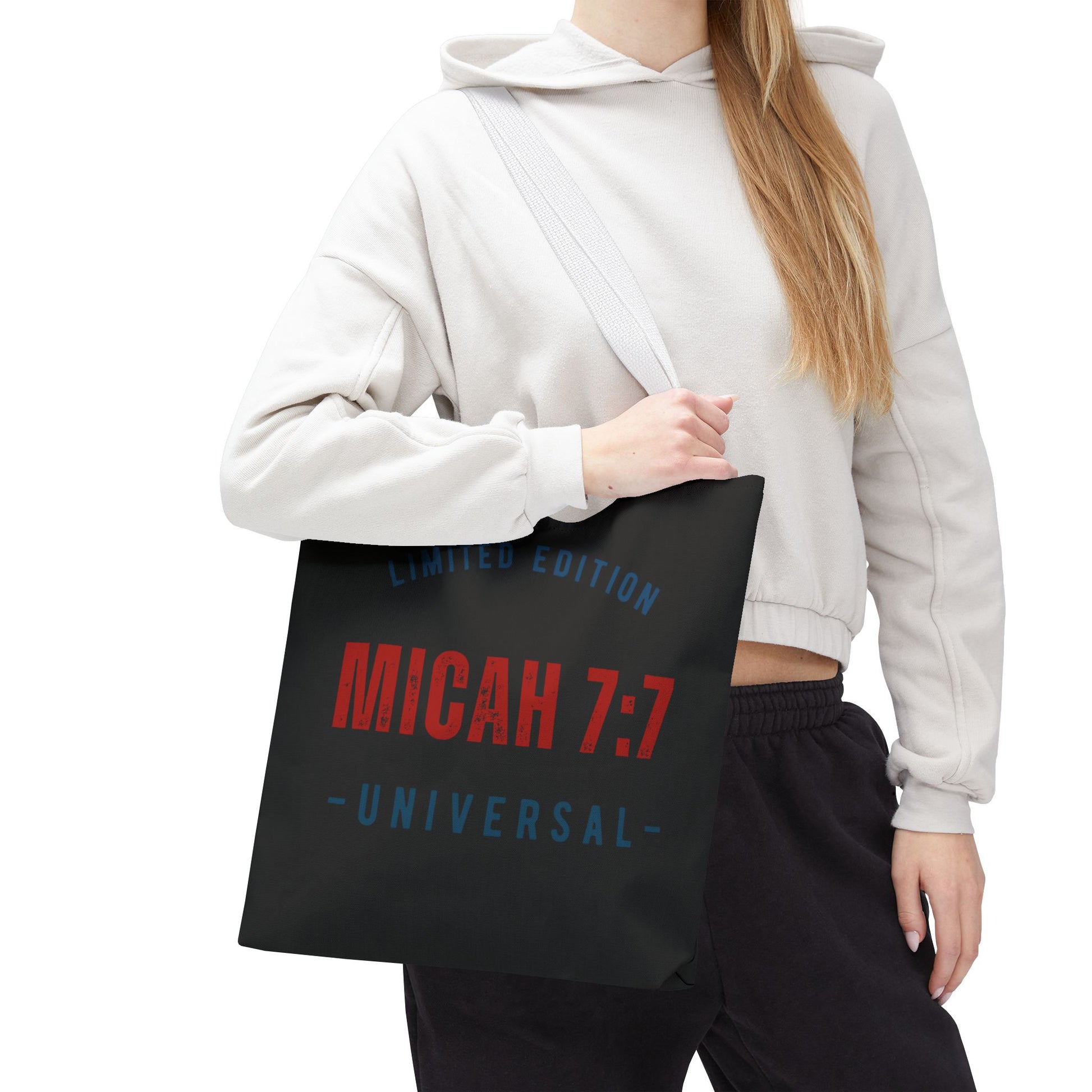 Limited Edition Micah 7:1 Tote Bag - Universal Design for Everyday Use, Gift, Eco-Friendly, Daily Essentials, Faith-Inspired