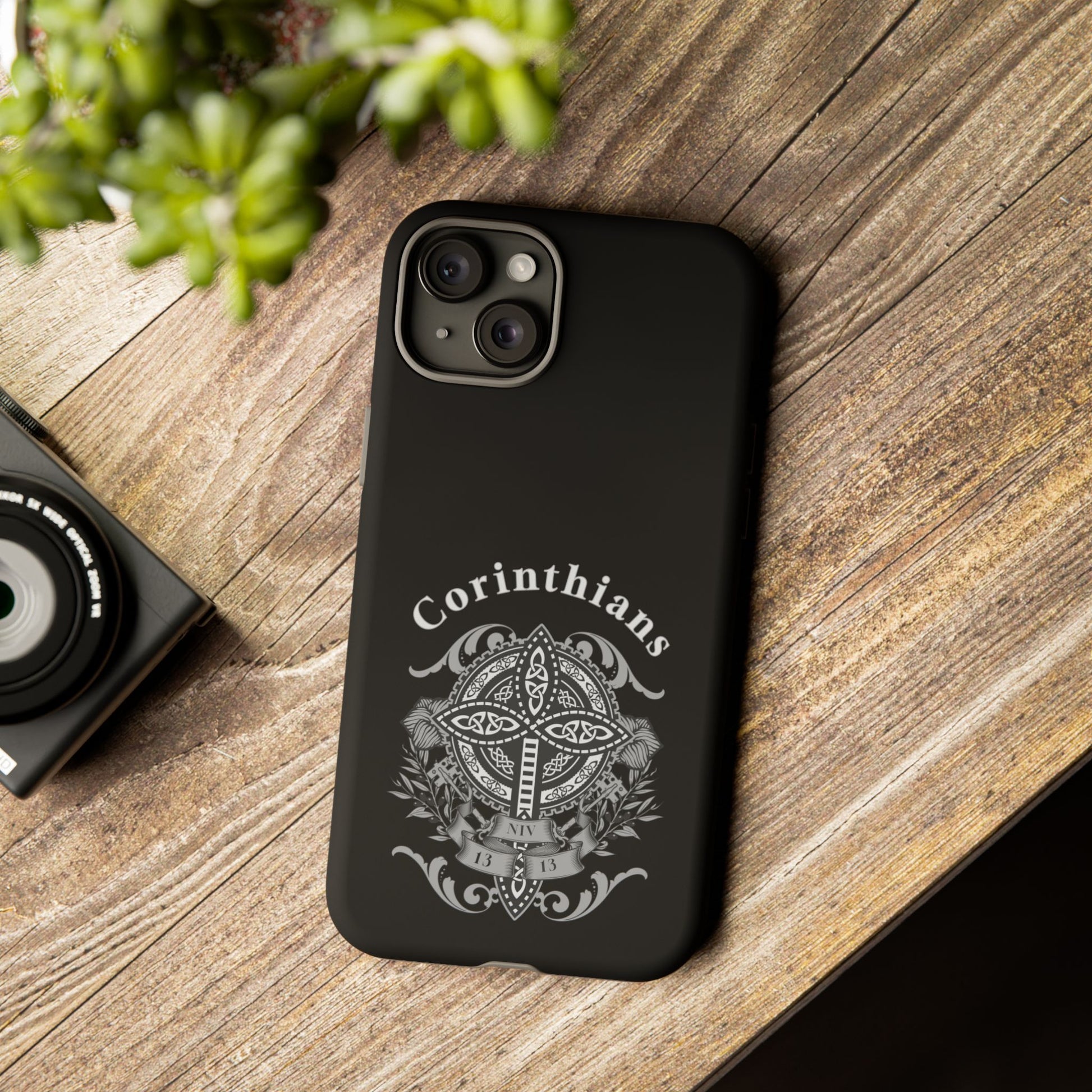 Corinthians Tough Case: Durable Phone Protection, Christian Gift, Unique Design, Trendy Accessory, Faith-Based Style