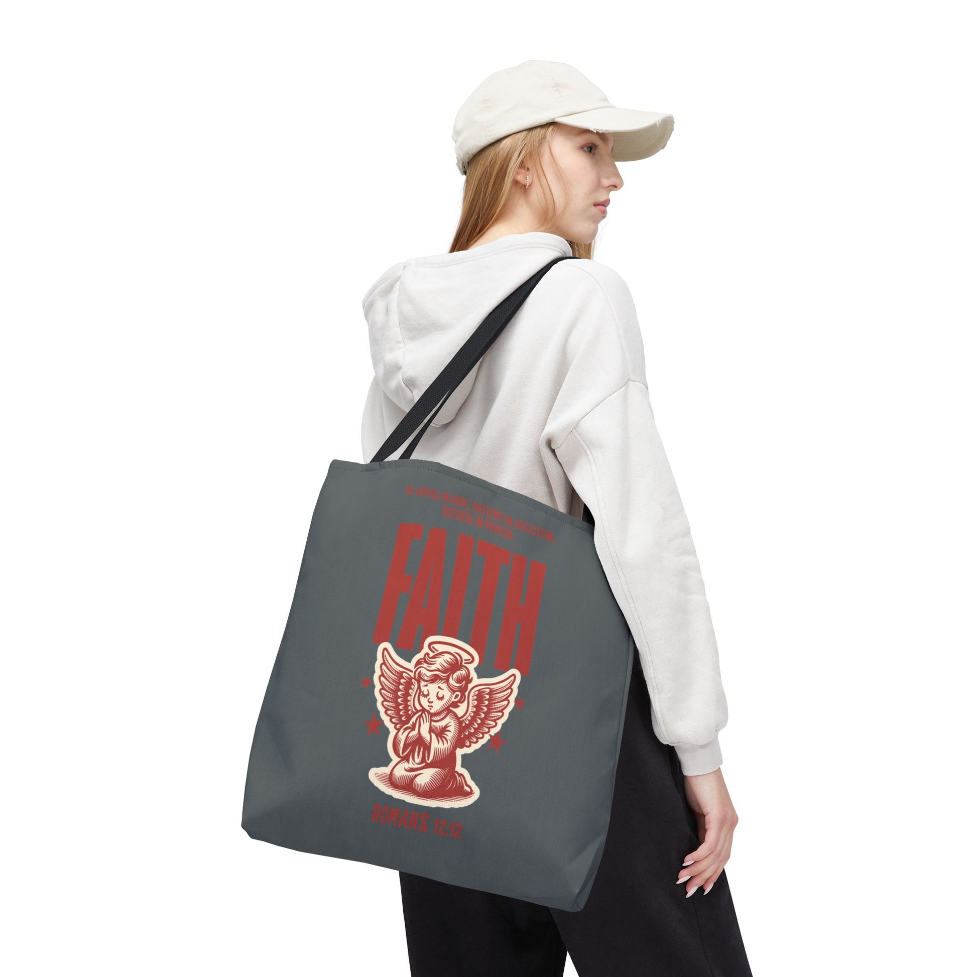 Faith-Inspired Tote Bag: Stylish & Versatile, Gift for Holidays, Shopping, Encouragement, Inspirational Gift, Eco-Friendly Bag
